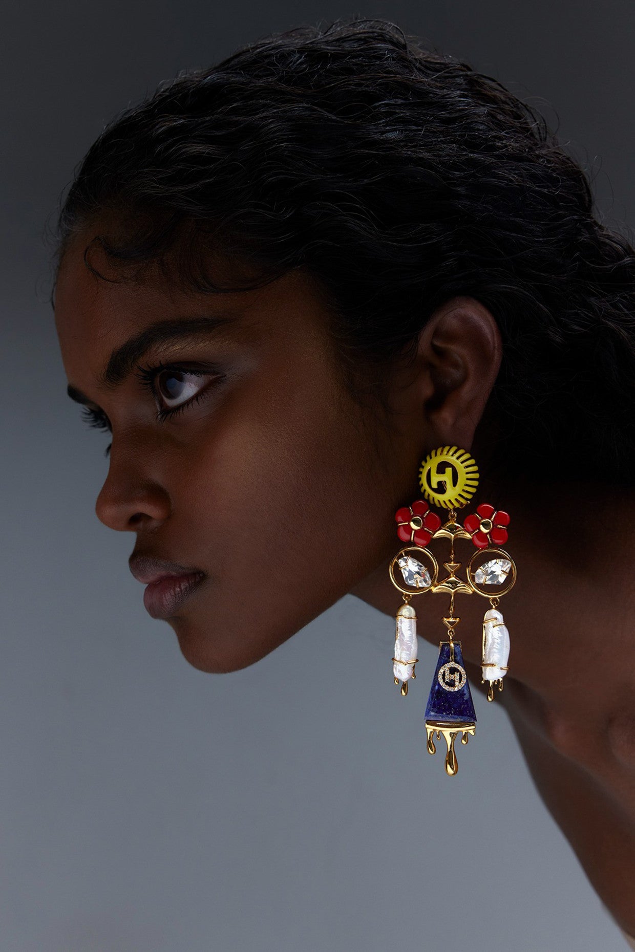 22kt Gold Plated Garden Earrings