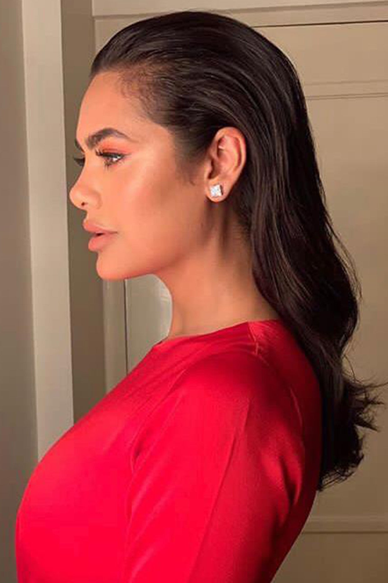 Princess Cut White Swarovski Zirconia Studs