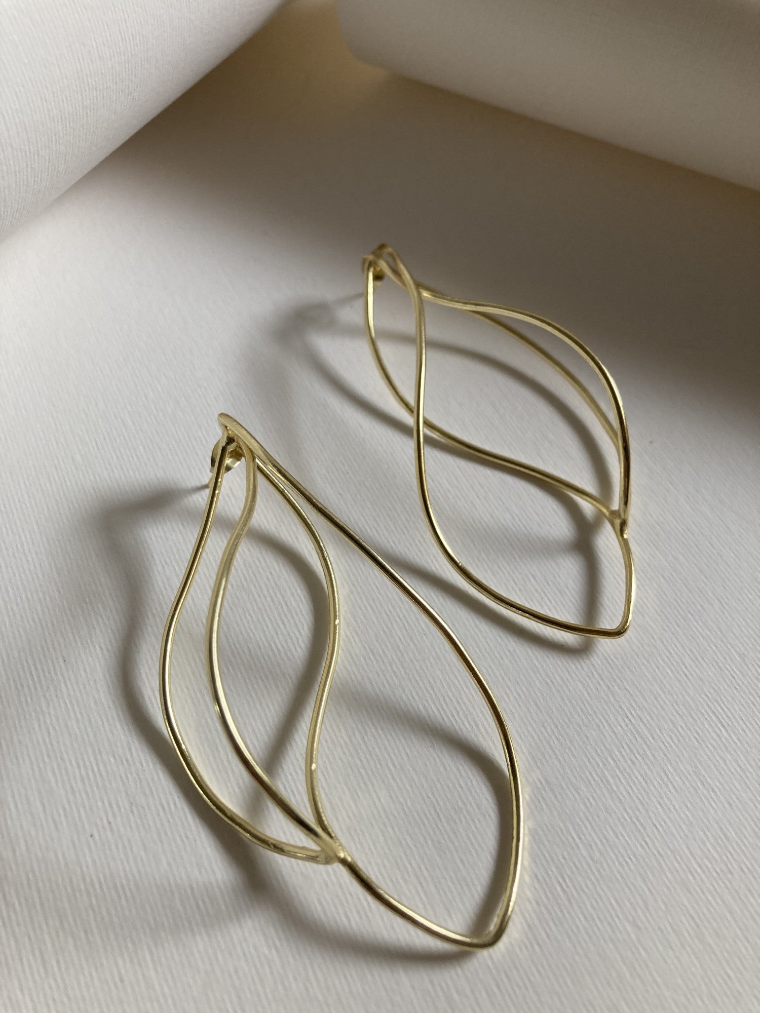 14k Gold Plated Shell Earring