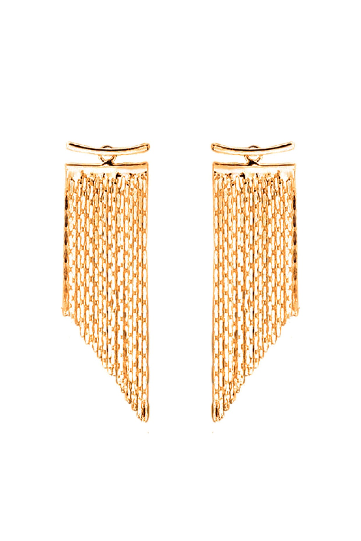 18k Gold Tassel Earrings