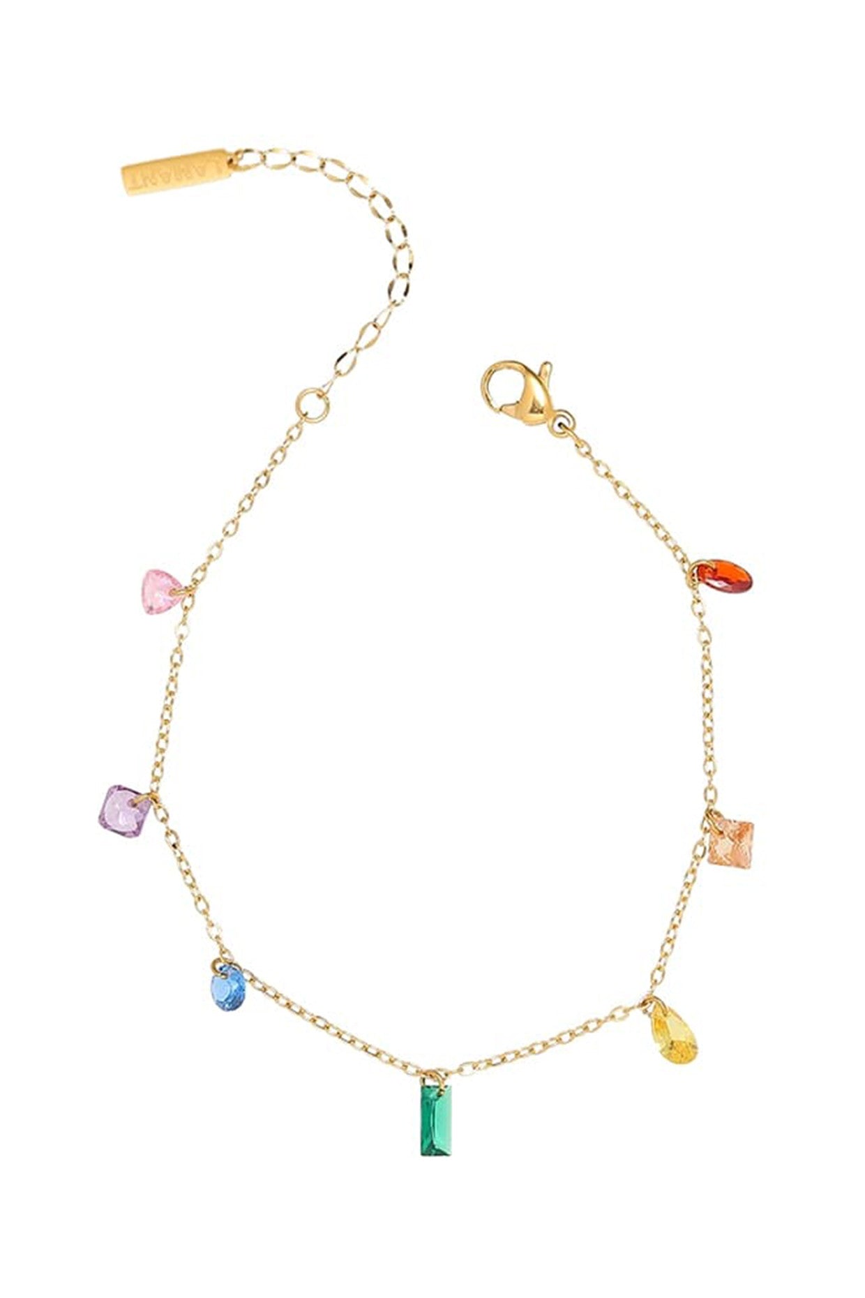 18k Multi-Coloured Stones Bracelet