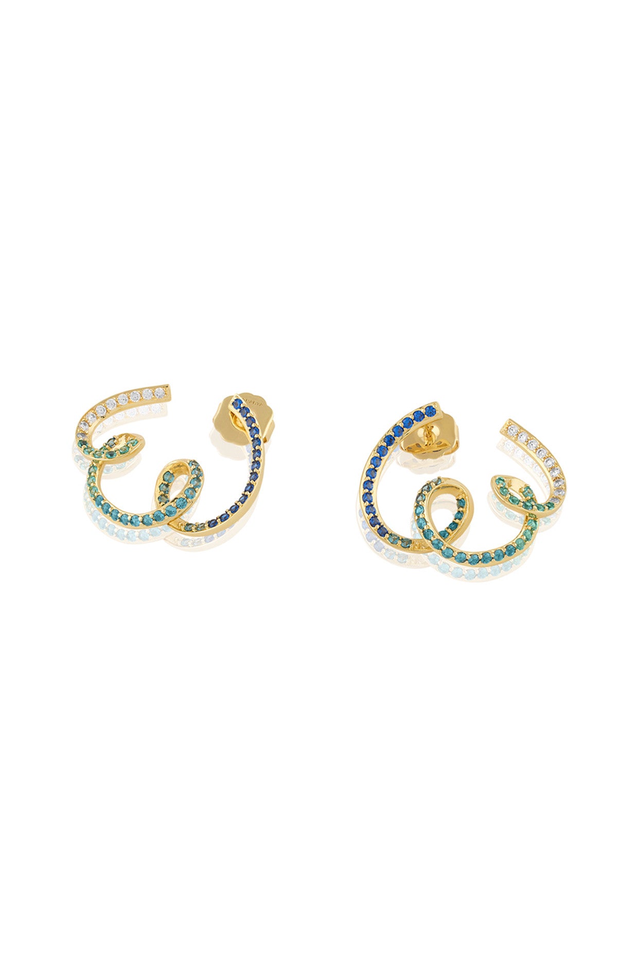18Kt Gold Plated Azure Reverie Earrings