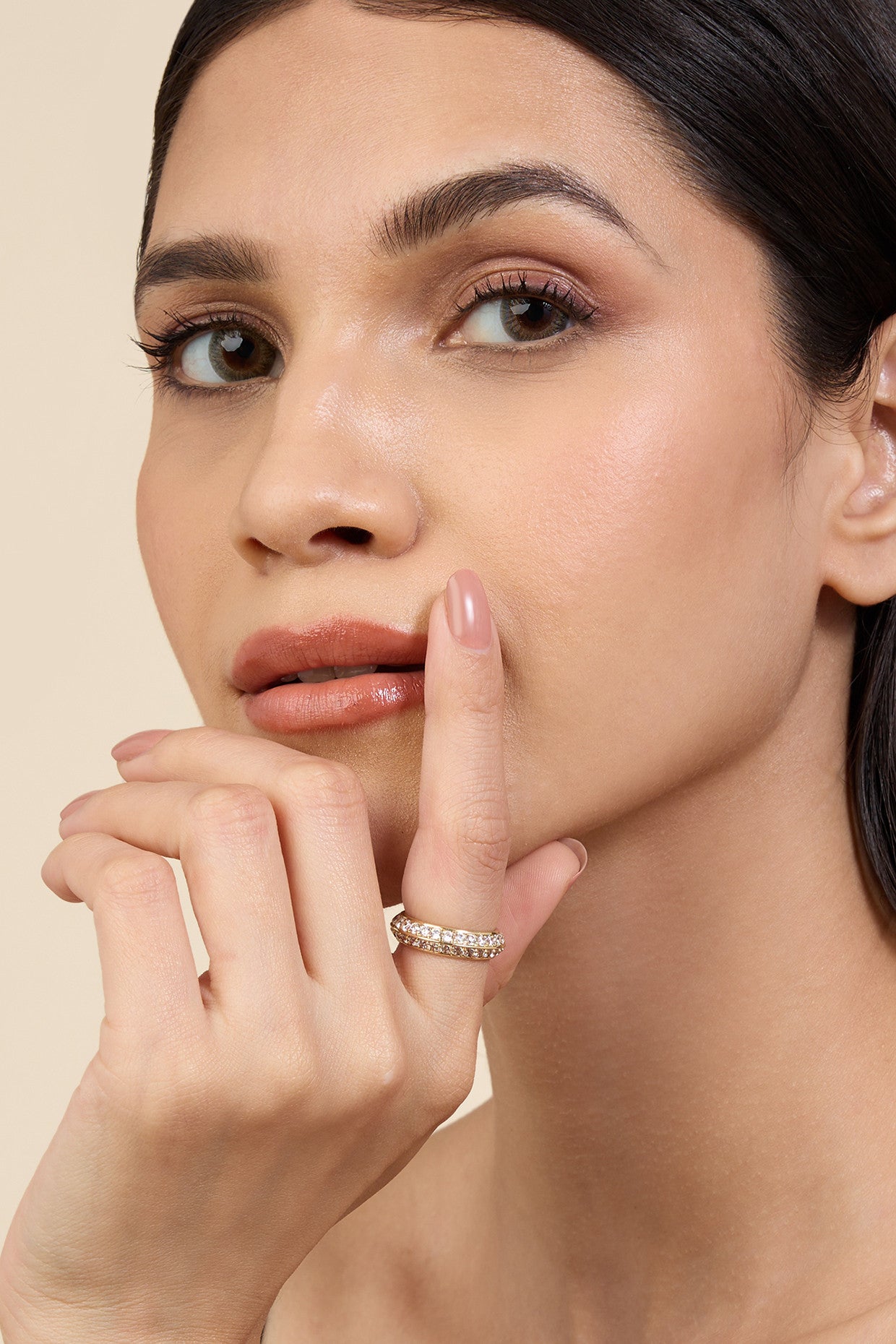 18Kt Gold Plated Disco Lights Ring