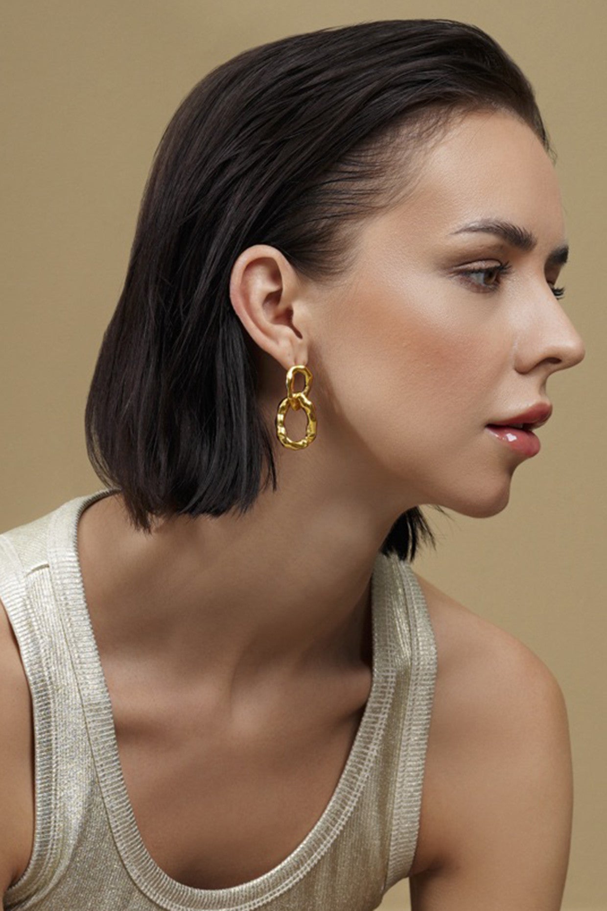 18kt Gold Plated Danglers