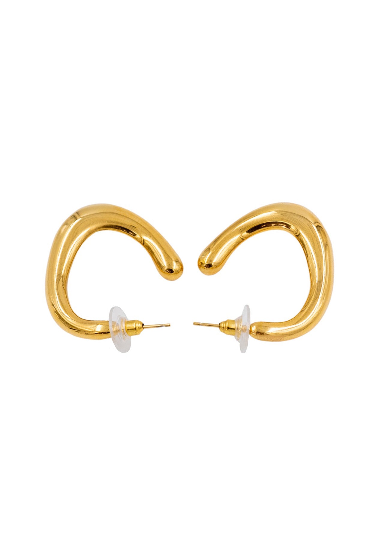 18kt Gold Plated Hoops
