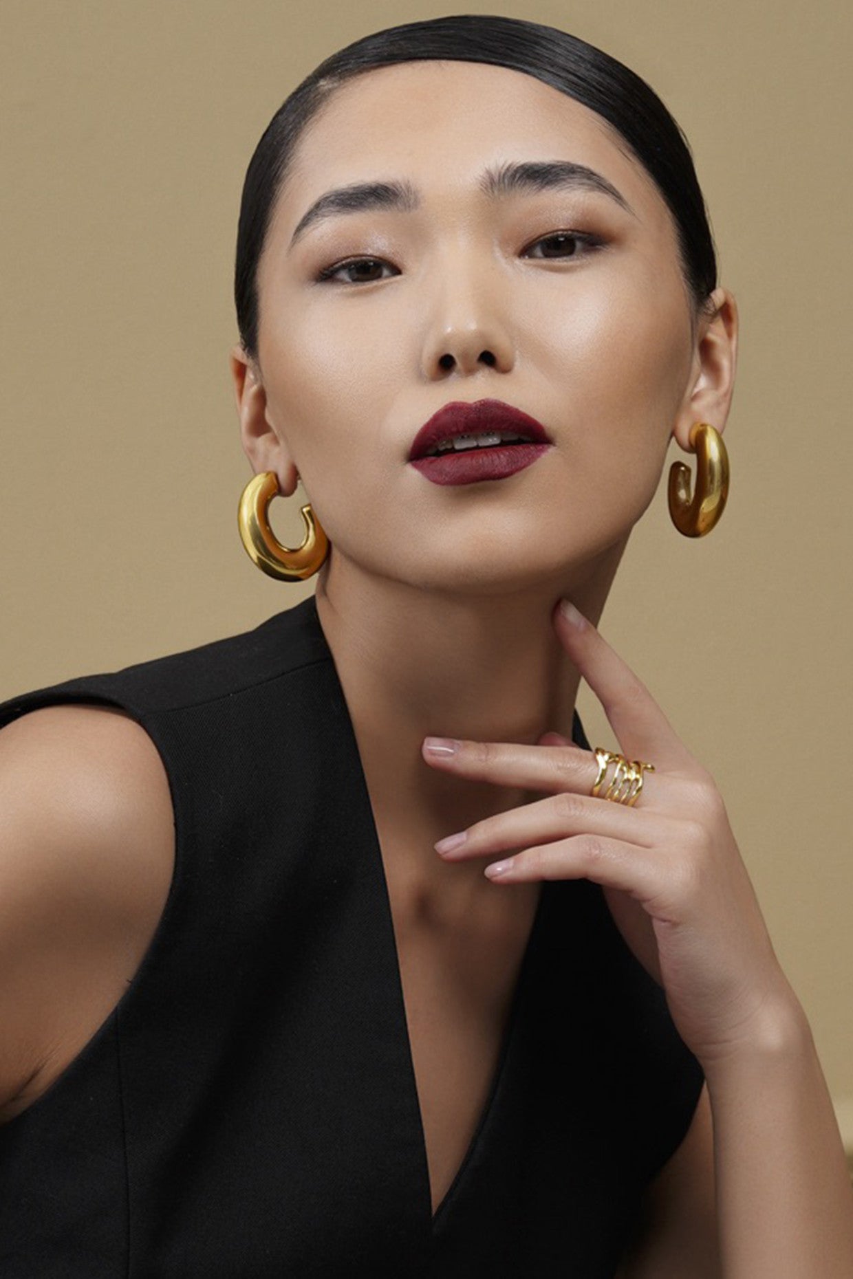 18kt Gold Plated Everyday Hoops