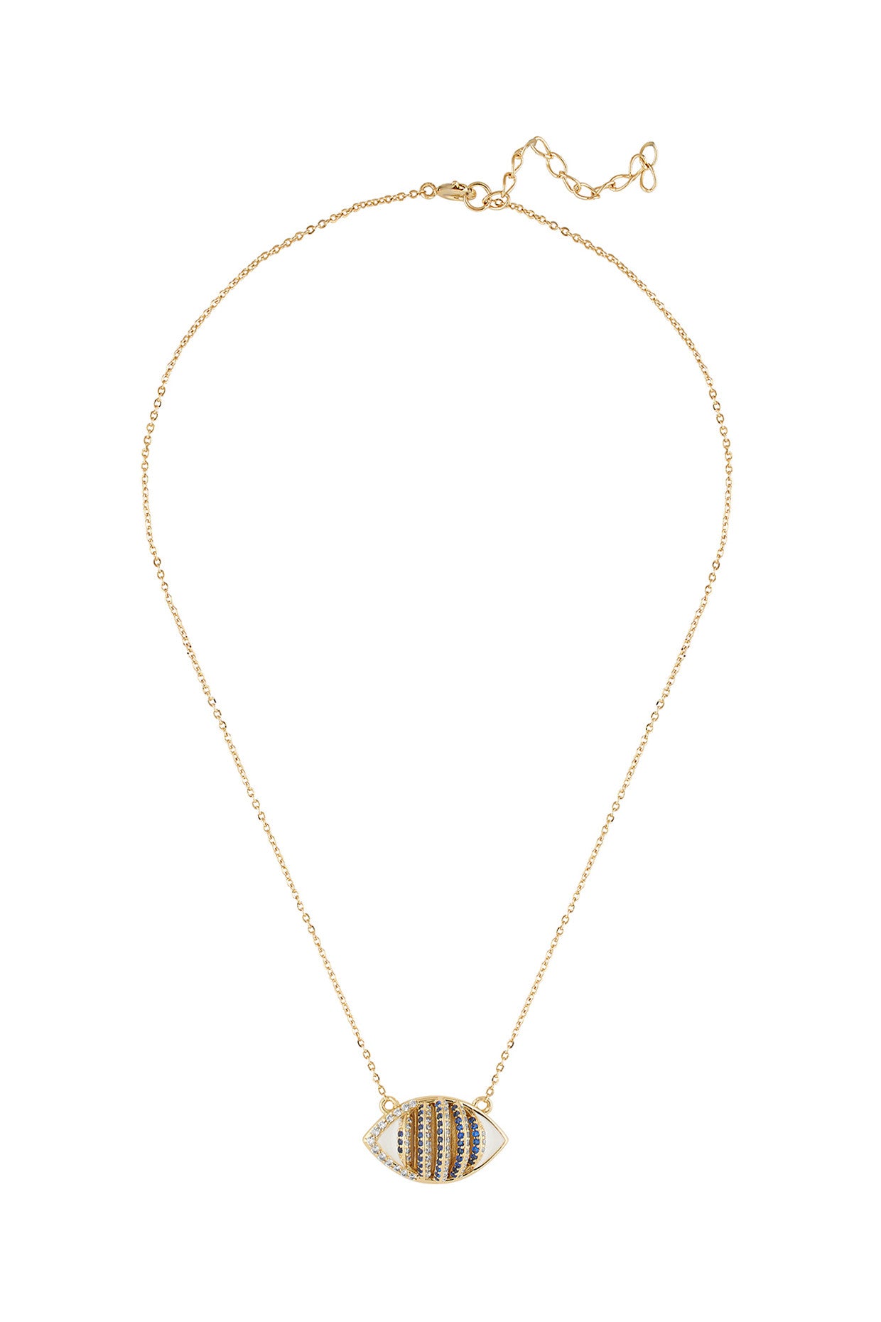 18Kt Gold Plated Eyelet Party Necklace
