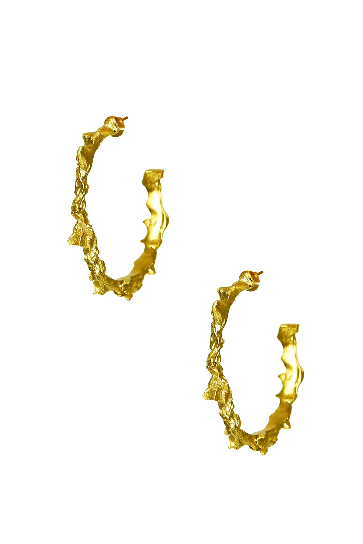 18kt Gold Plated Hoop Earrings