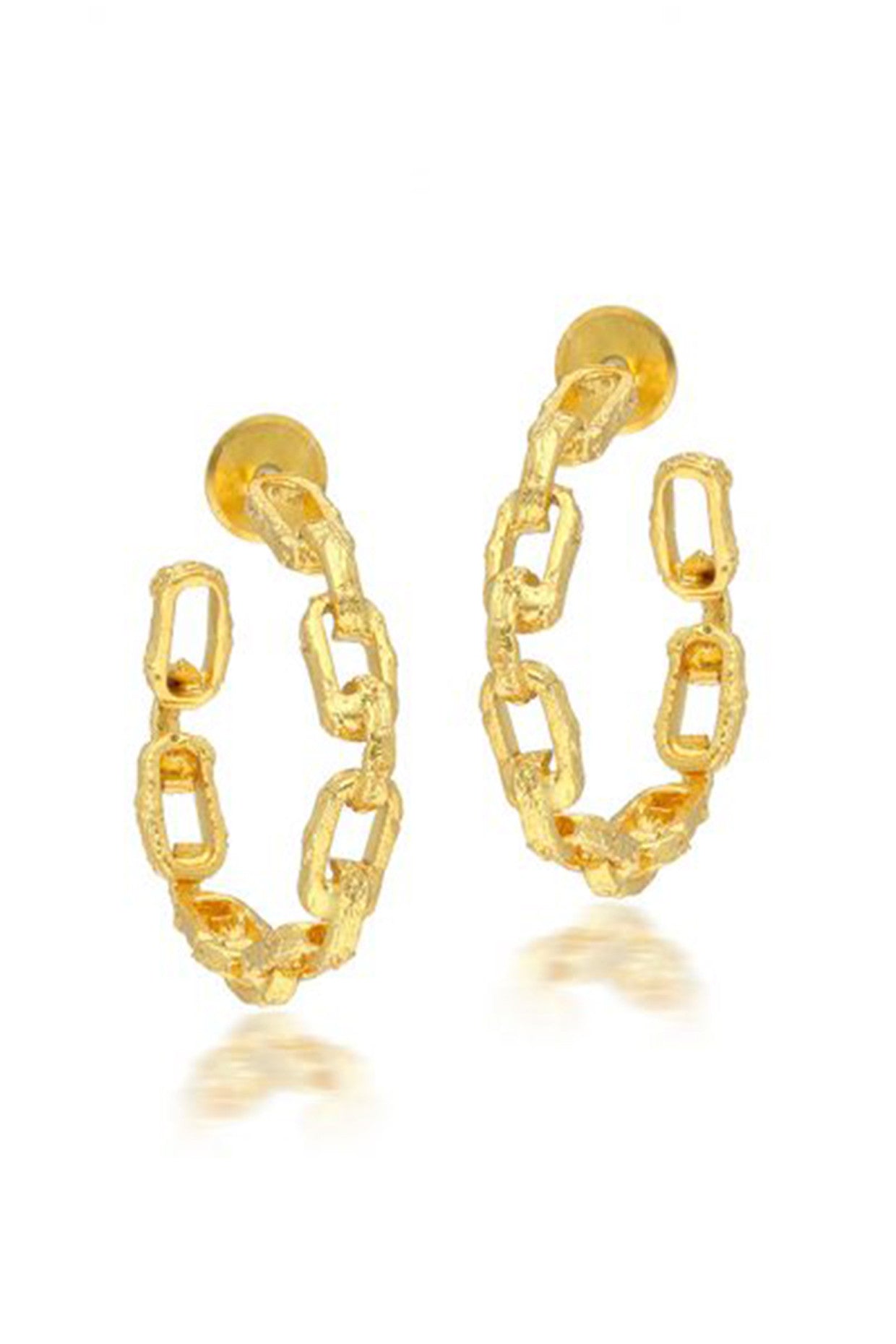18kt Gold Plated Hoop Earrings