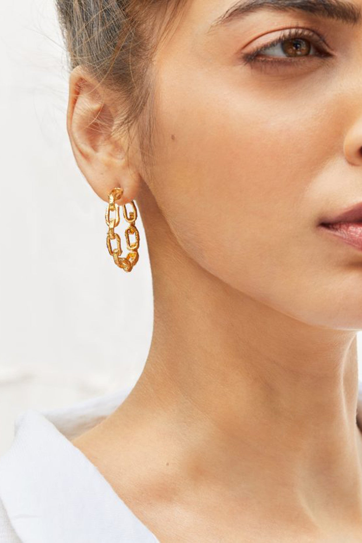 18kt Gold Plated Hoop Earrings
