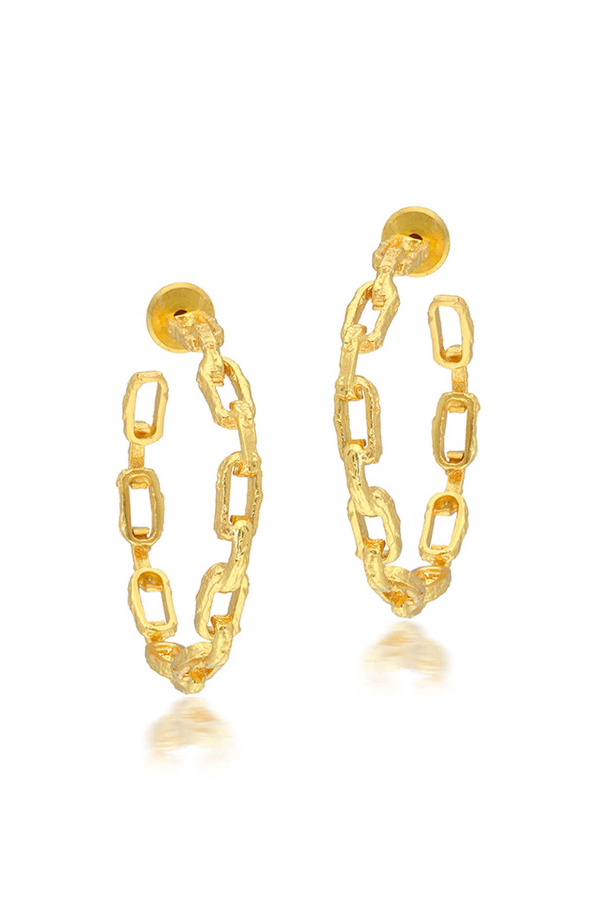 18kt Gold Plated Hoop Earrings