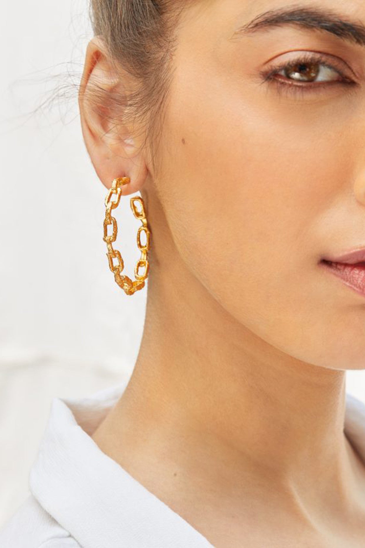 18kt Gold Plated Hoop Earrings