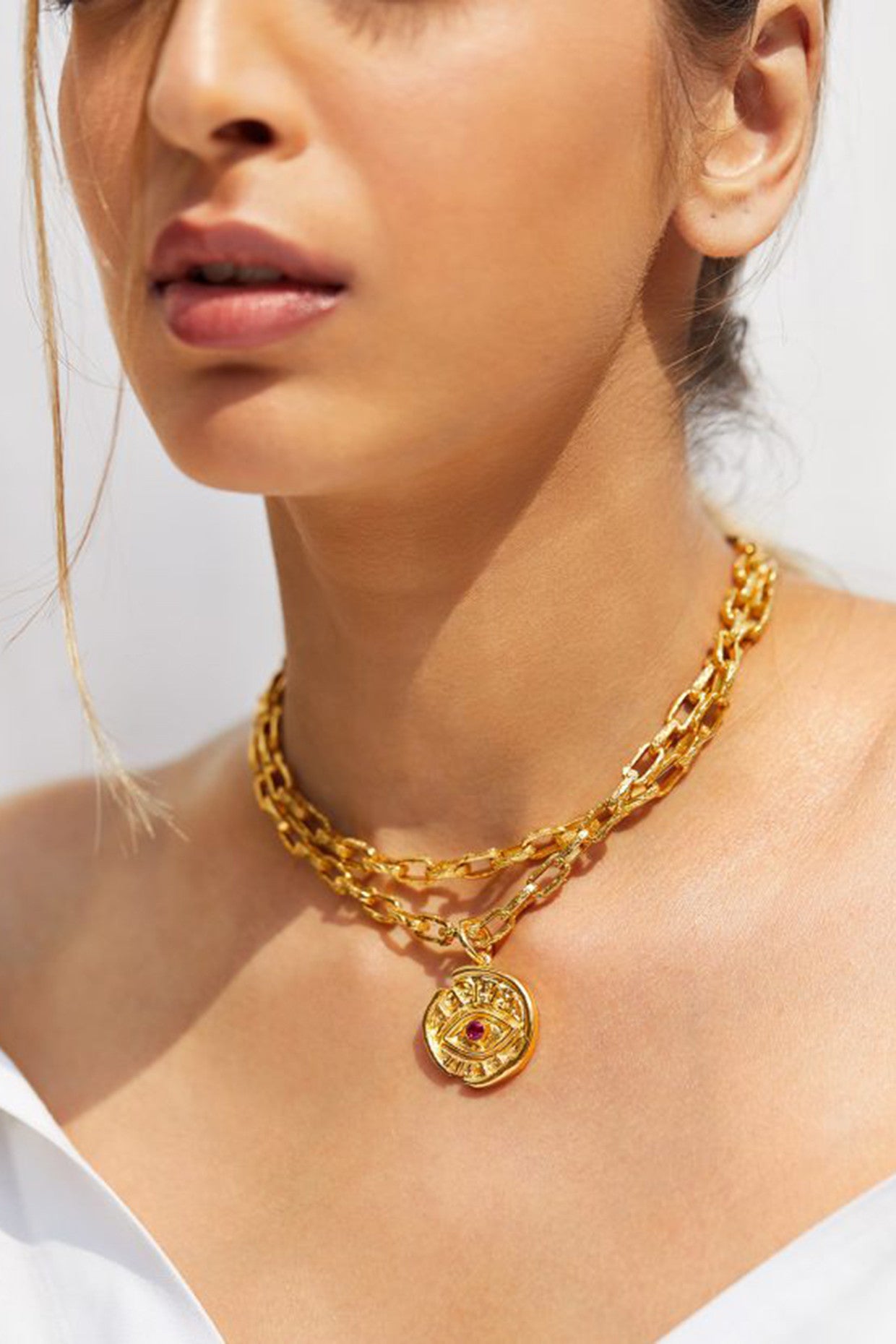 18kt Gold Plated Layered Necklace