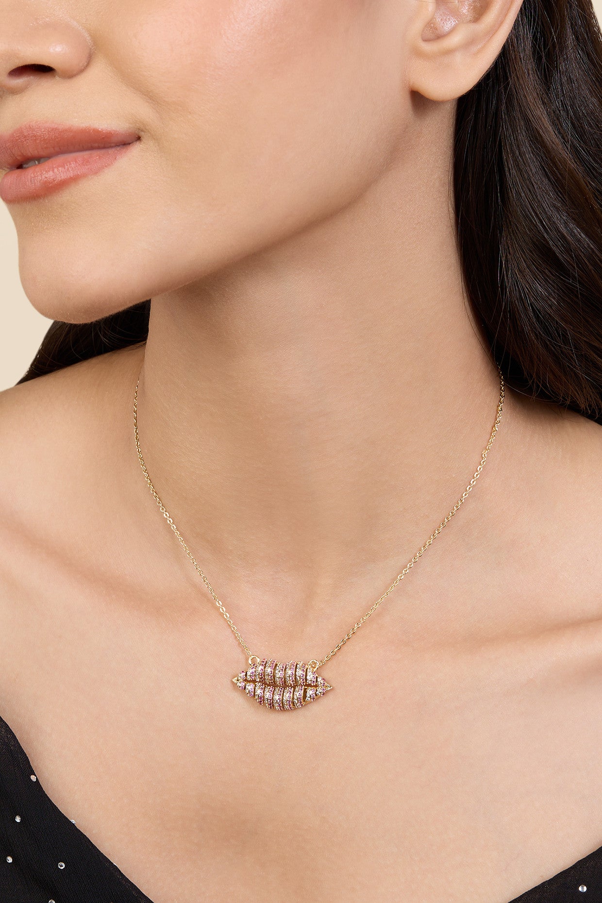 18Kt Gold Plated Party Pout Necklace