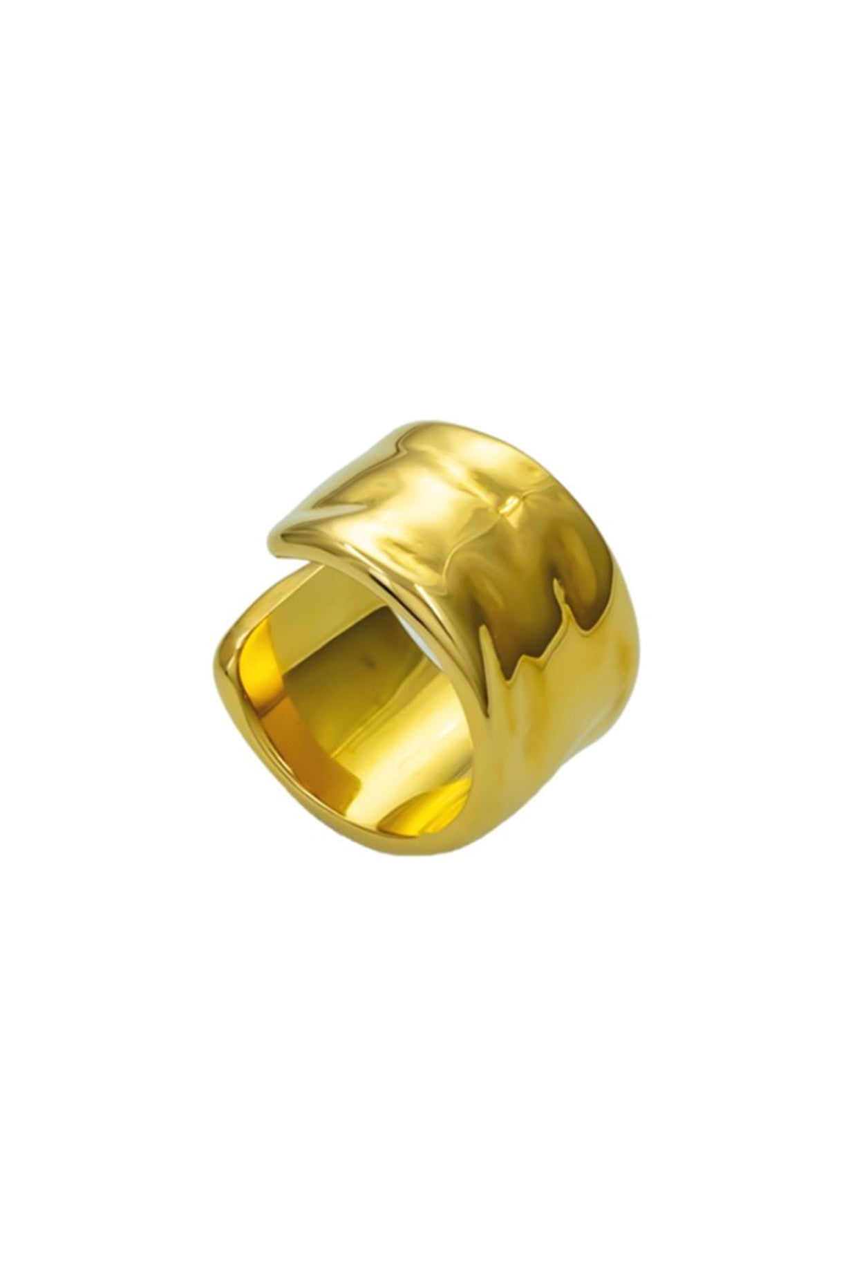 18kt Gold Plated Chunky Gold Ring