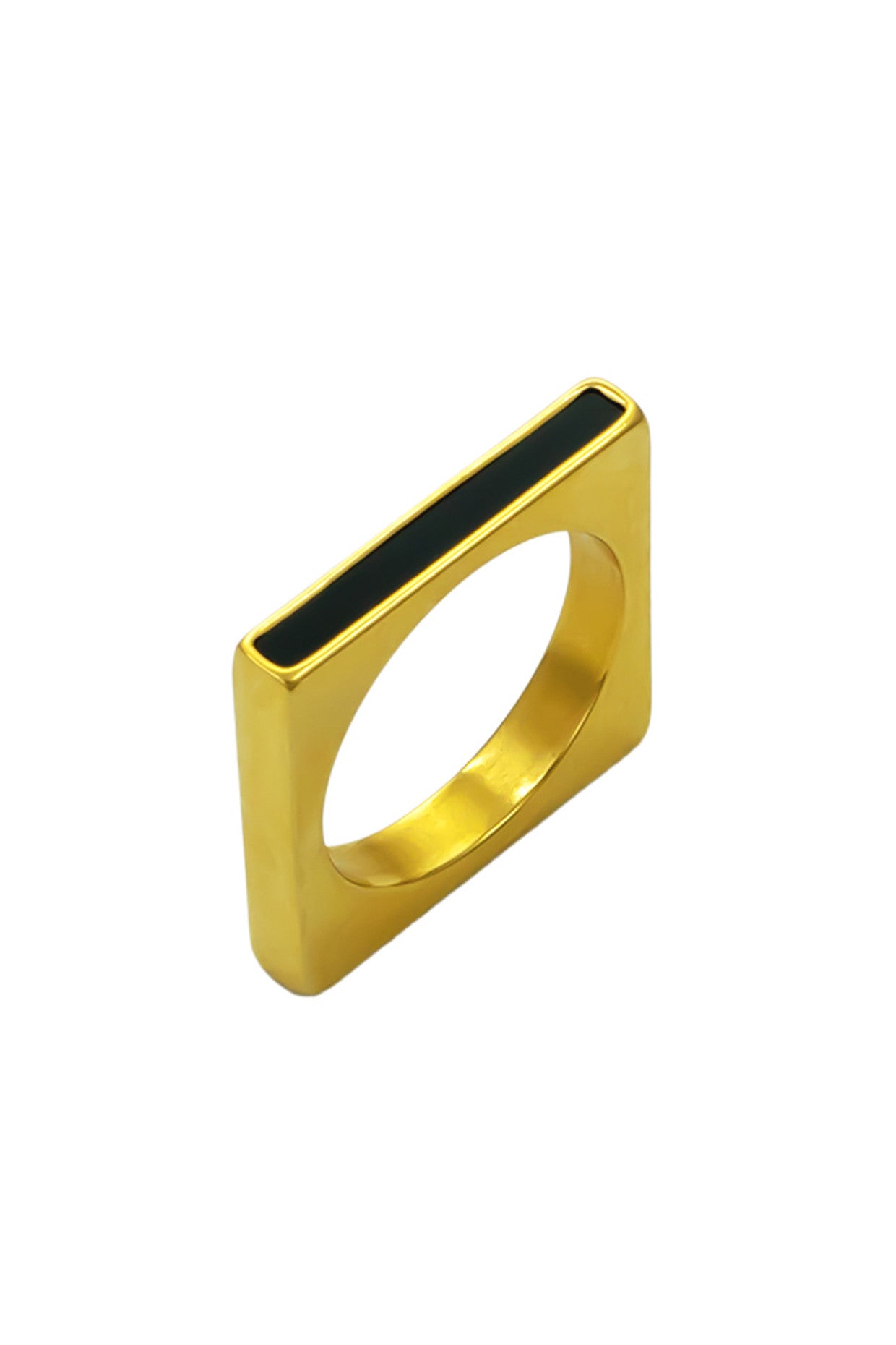 18kt Gold Plated Midnight Ring