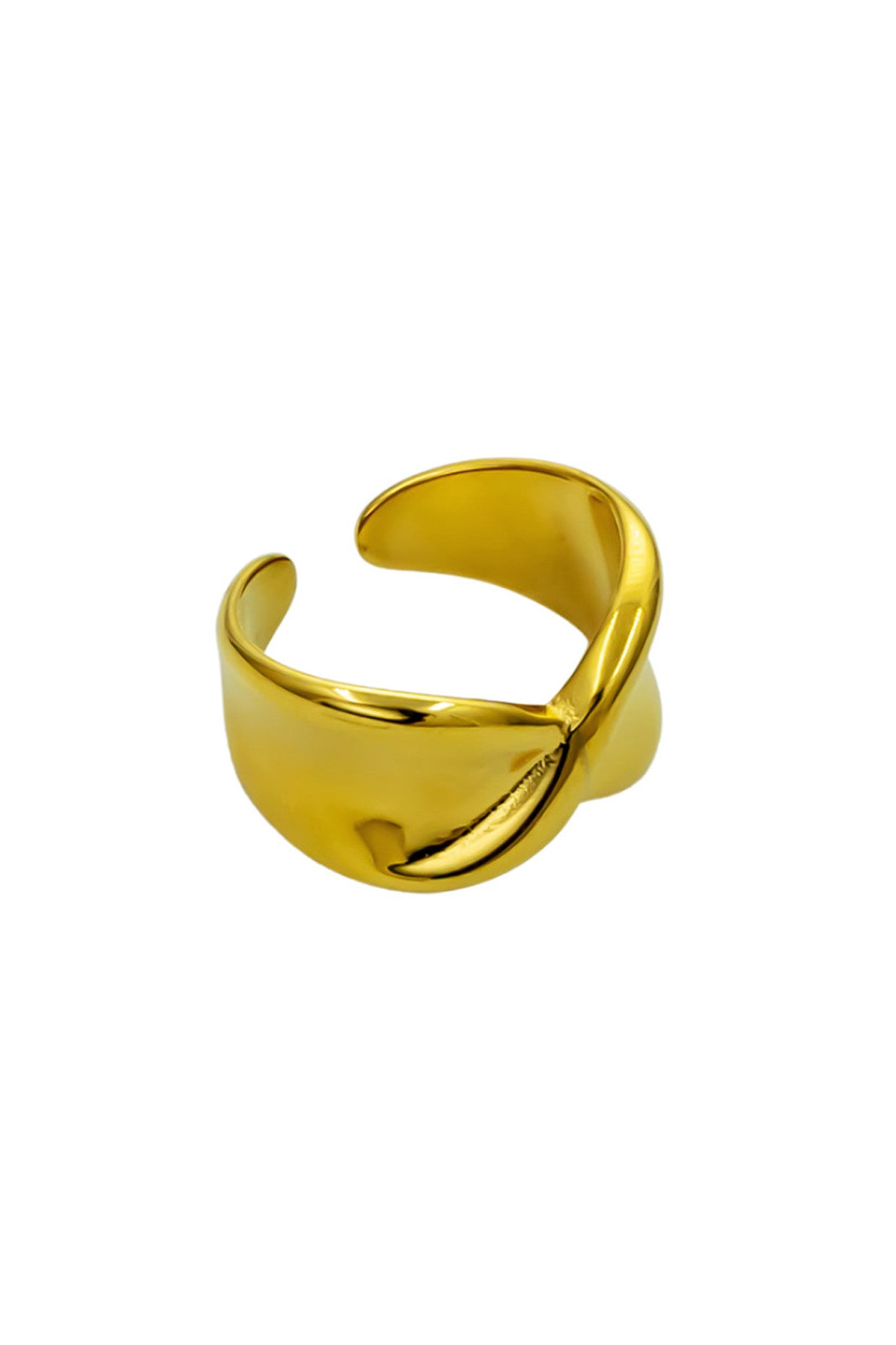 18kt Gold Plated Twisted Ring