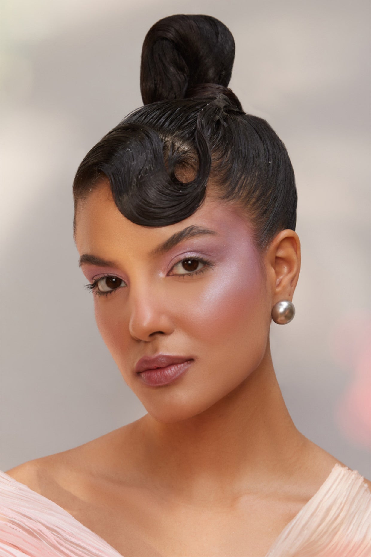 20mm Pearl Studs Earrings Silver 18Kt Gold-Plated