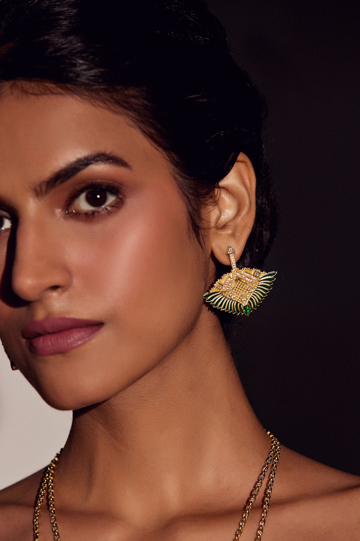 22kt Gold Plated Rumeli Studs Earrings