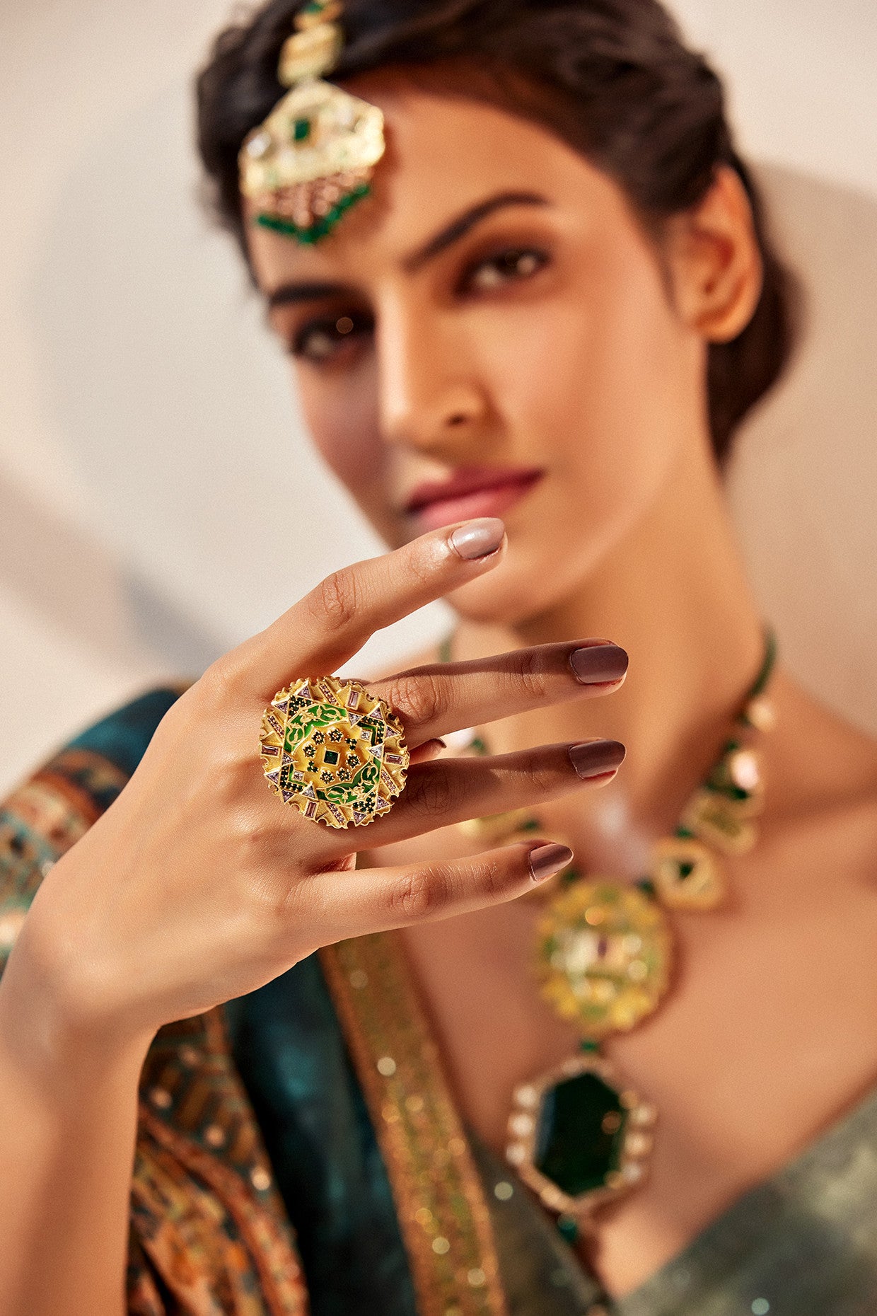 22kt Gold Plated Rumeli Ring