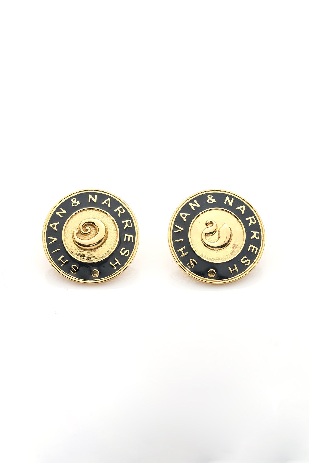 22kt Gold Plated Numisma Pendant Set