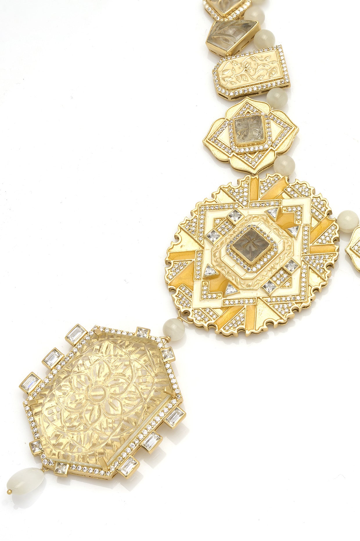 22kt Gold Plated Amelia Statement Necklace