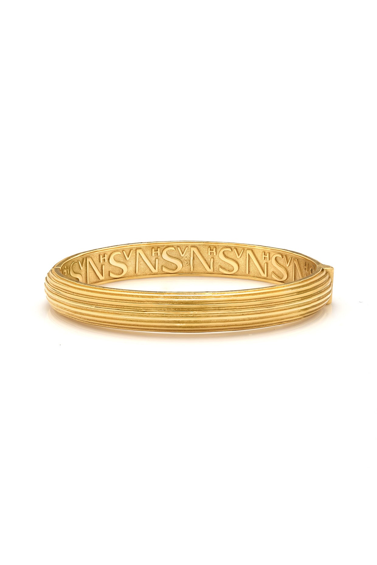22kt Gold Plated Numisma Gilded Bangle