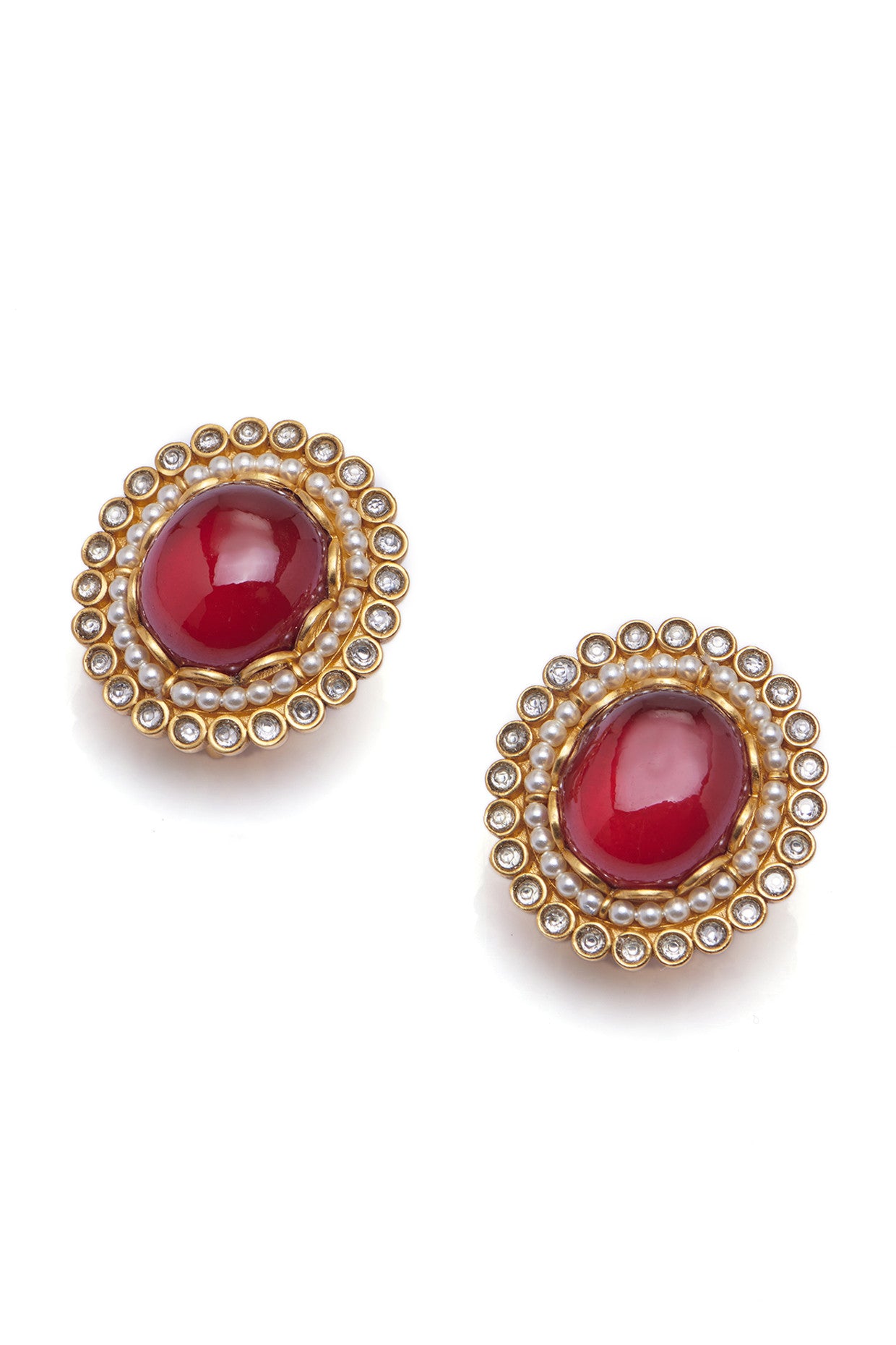 22kt Gold Plated Parisa Studs Earrings