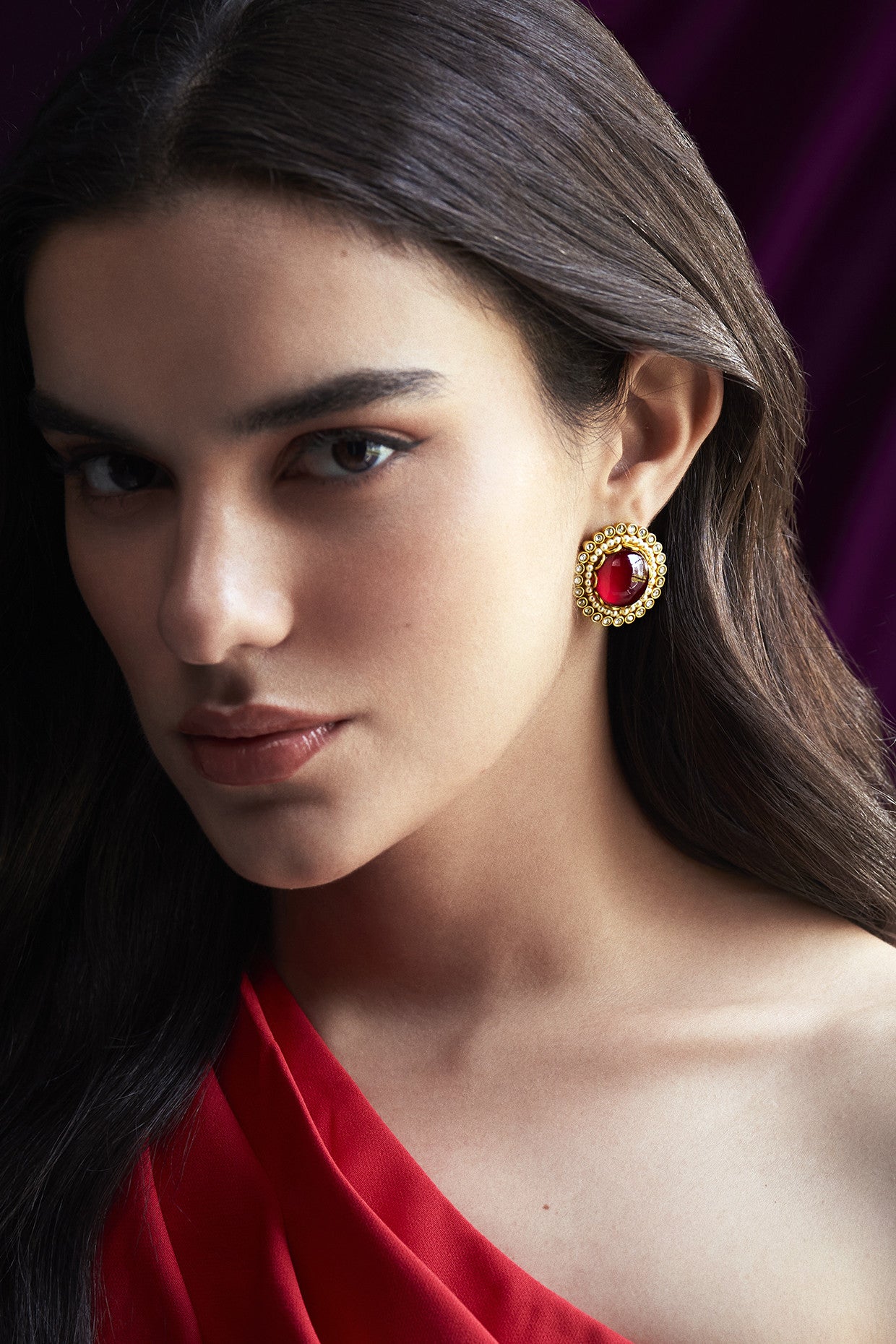 22kt Gold Plated Parisa Studs Earrings