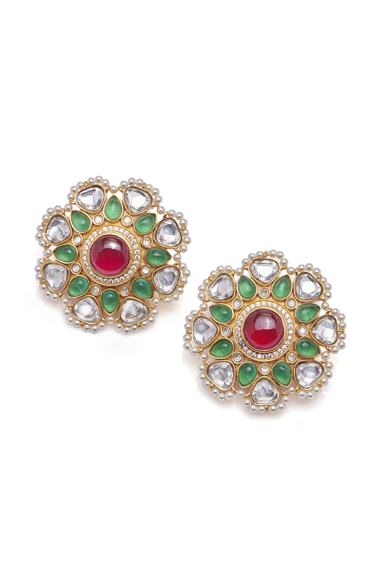 22kt Gold Plated Roya Studs