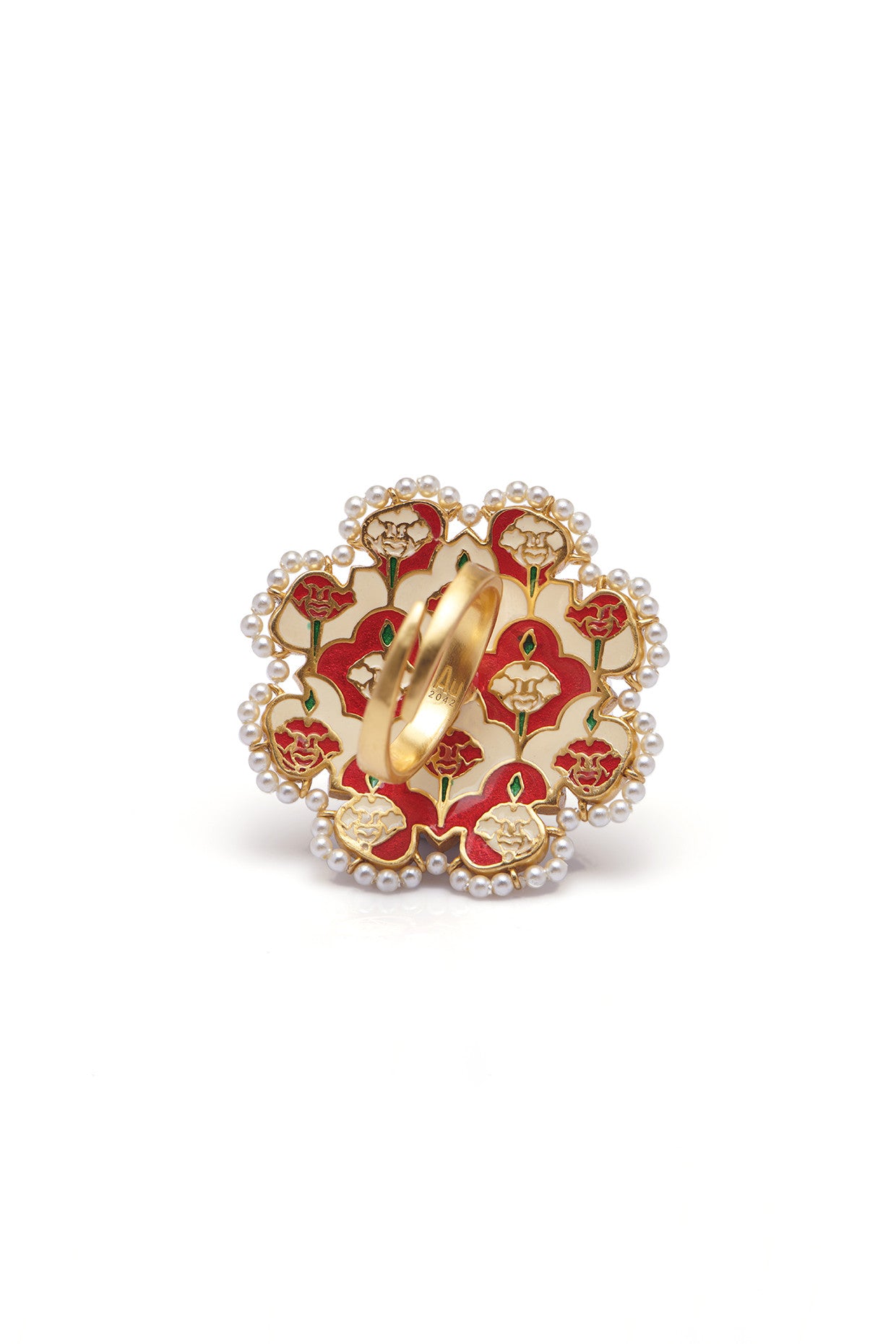 22kt Gold Plated Caspara Ring
