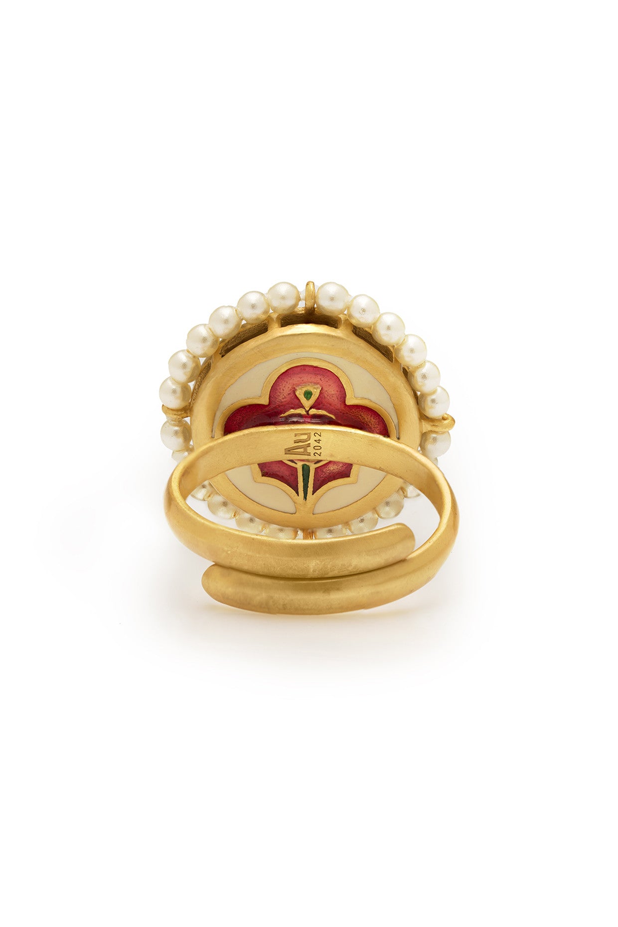 22kt Gold Plated Pakeezah Statement Ring