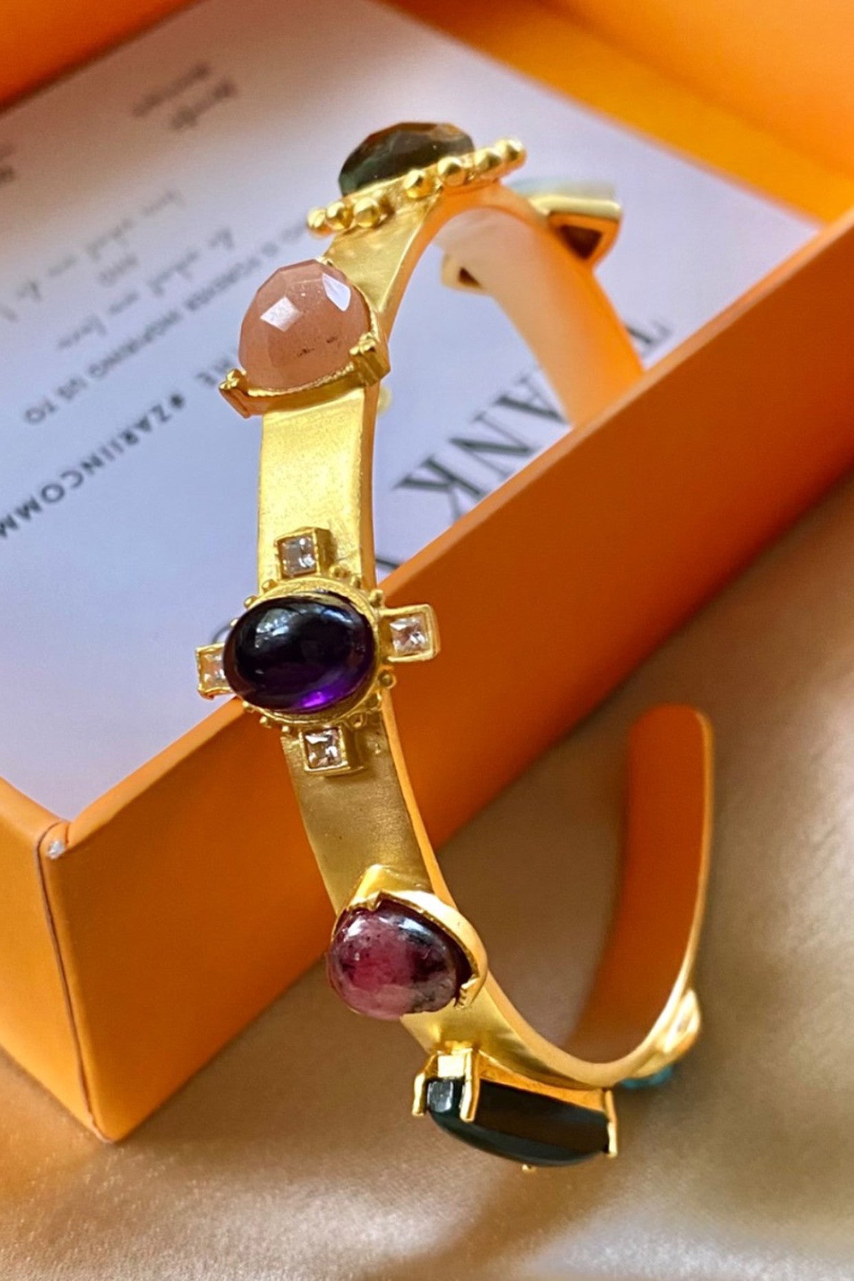 22kt Gold Plated Cuff Bangle