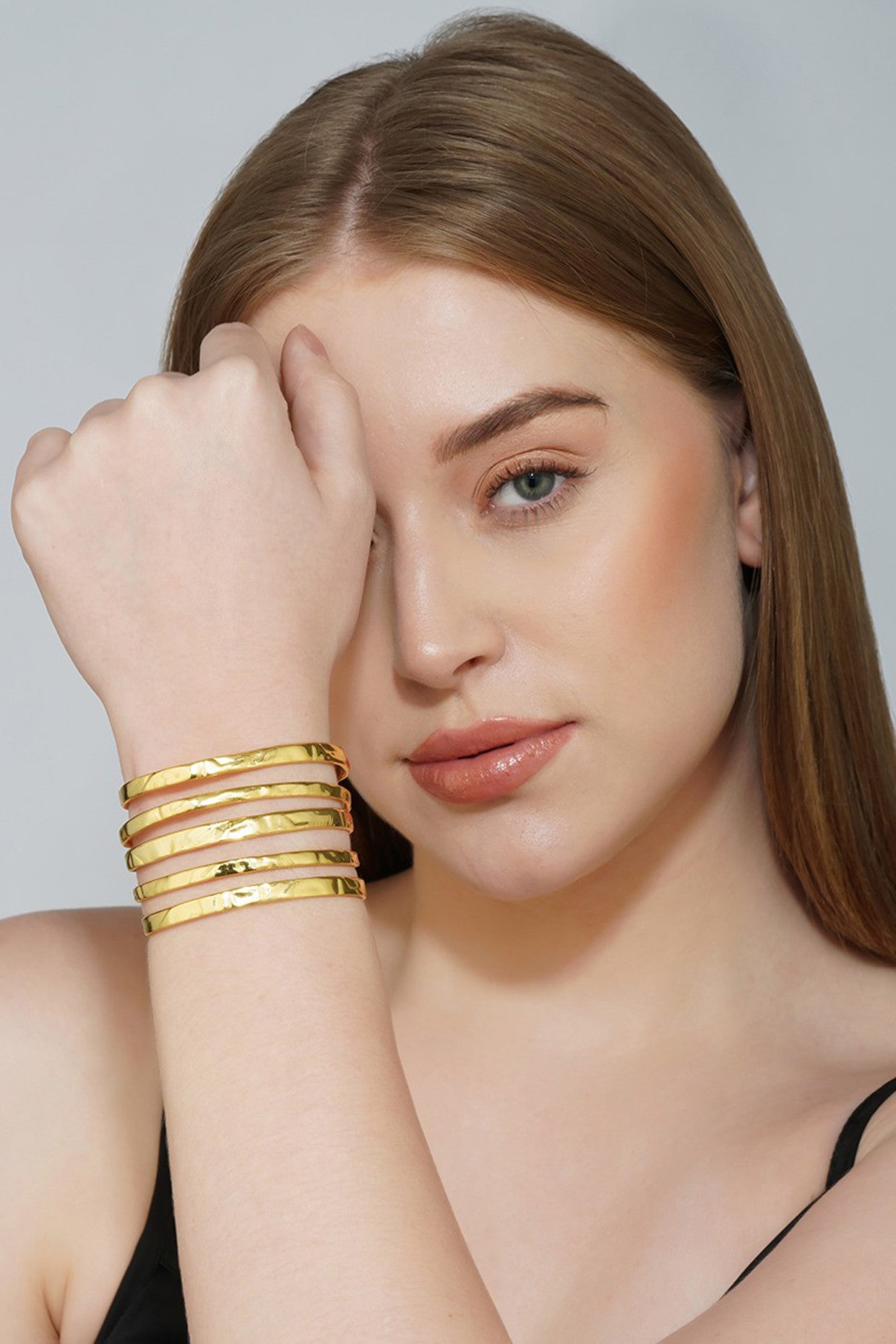 22kt Gold Plated Cuff Bracelet
