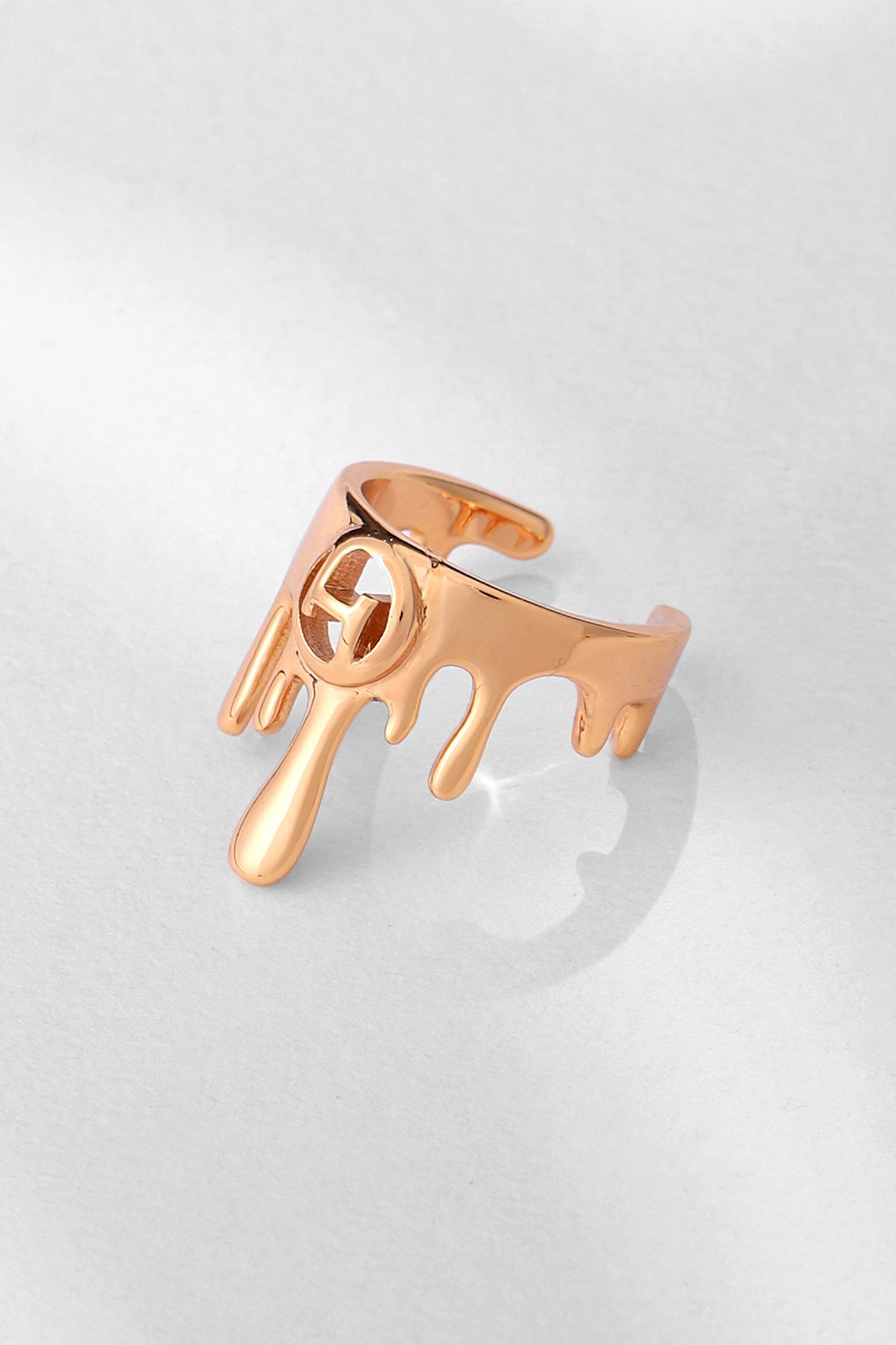 22kt Gold Plated Drip Ring