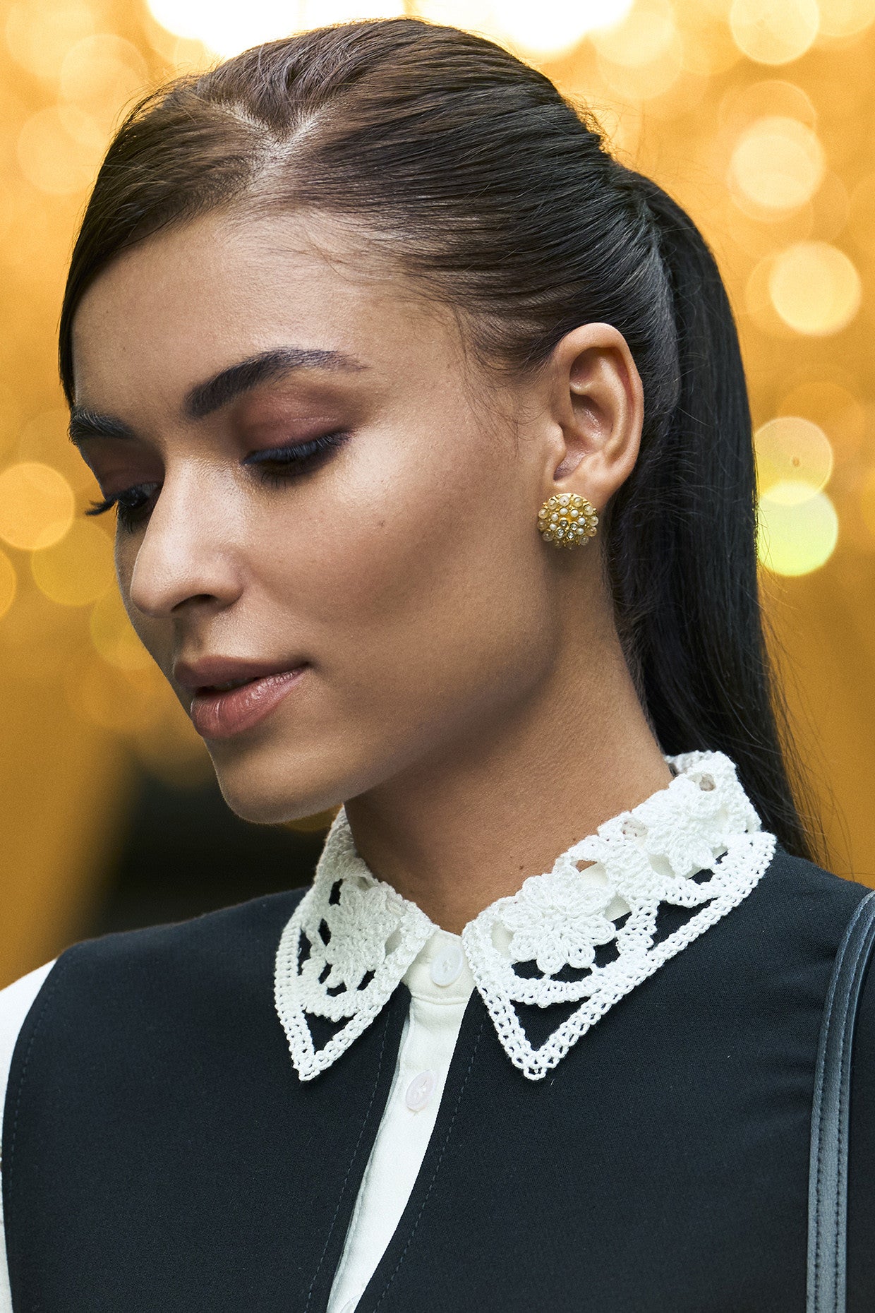 22kt Gold Plated Gulmohar Blush Drops