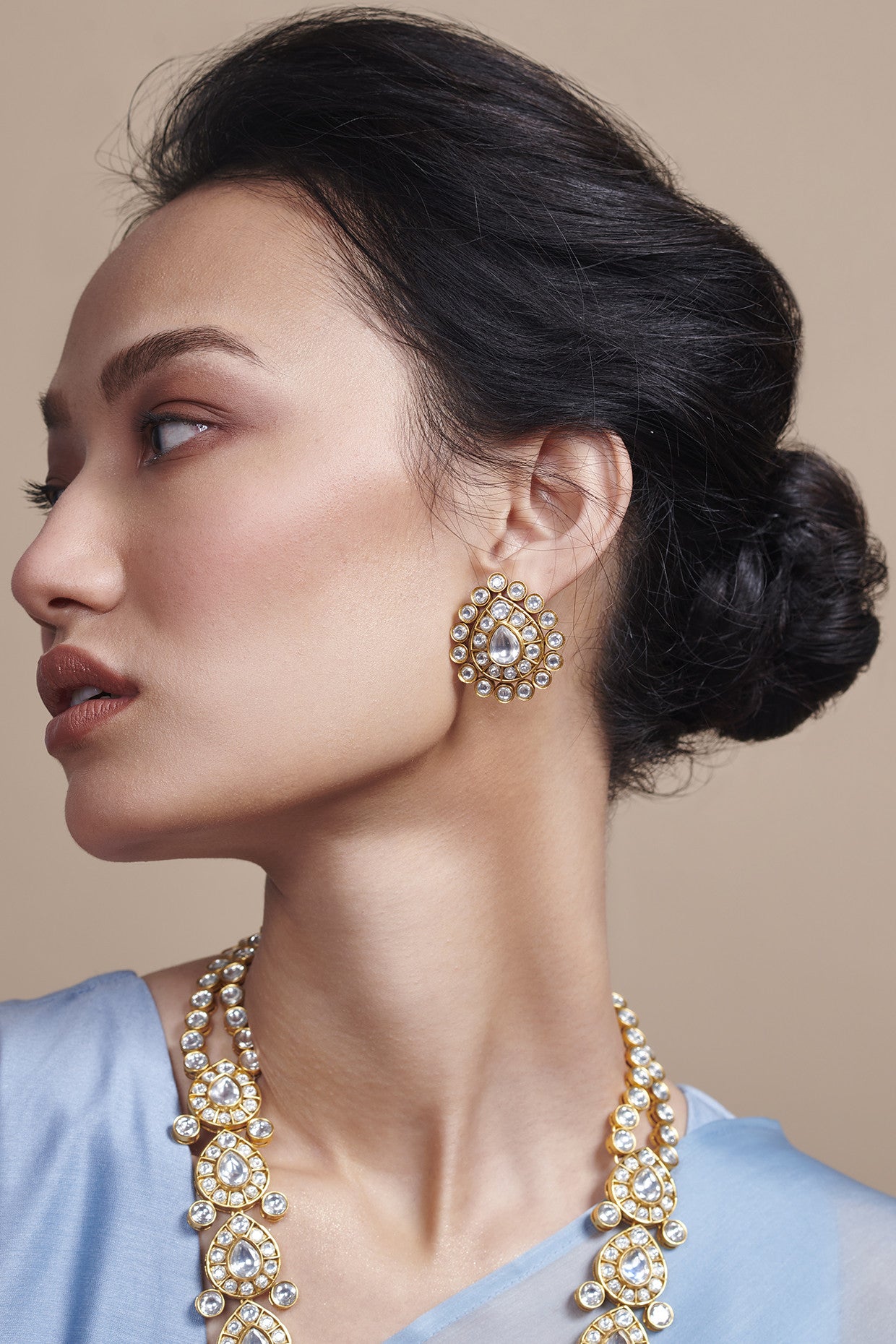 22kt Gold Plated Astor Studs Earrings