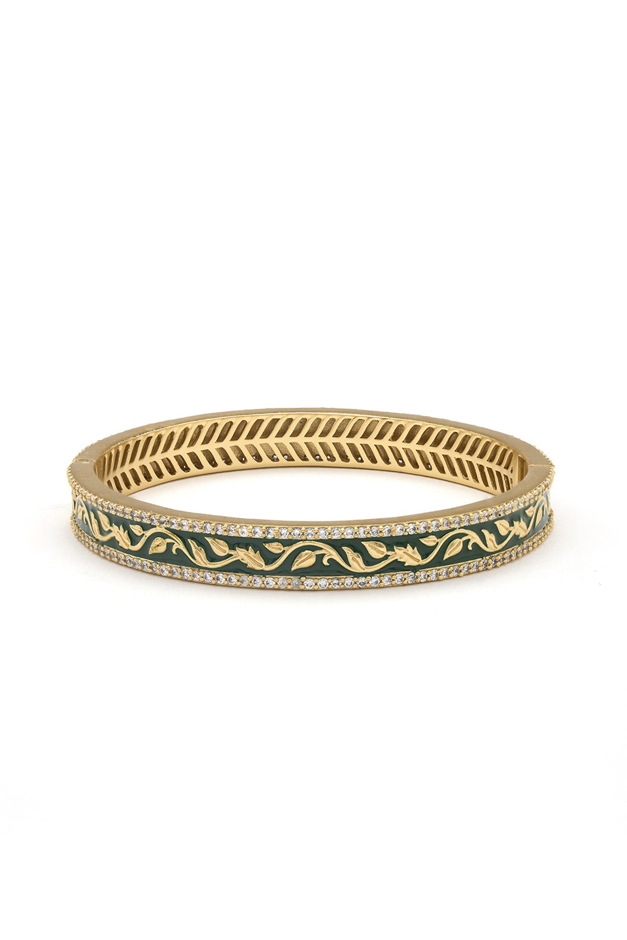 22kt Gold Plated Rumeli Dainty Bangle