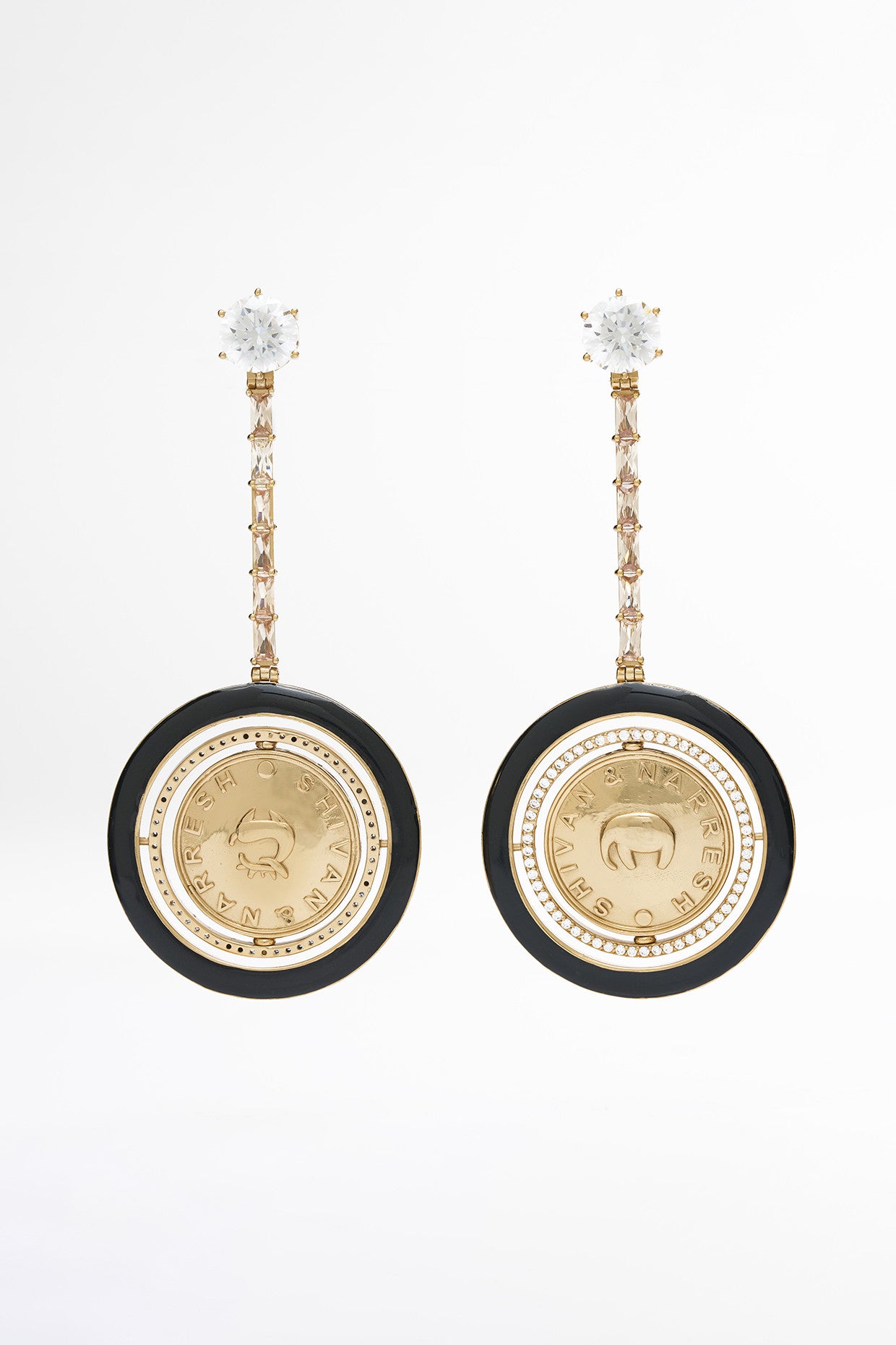 22kt Gold Plated Numsima Orbit Earrings