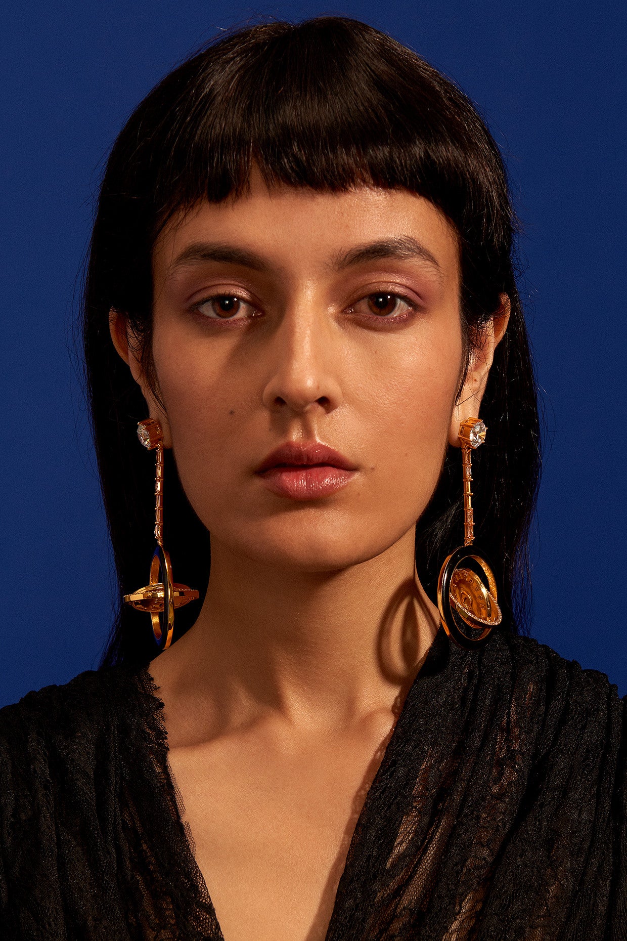 22kt Gold Plated Numsima Orbit Earrings