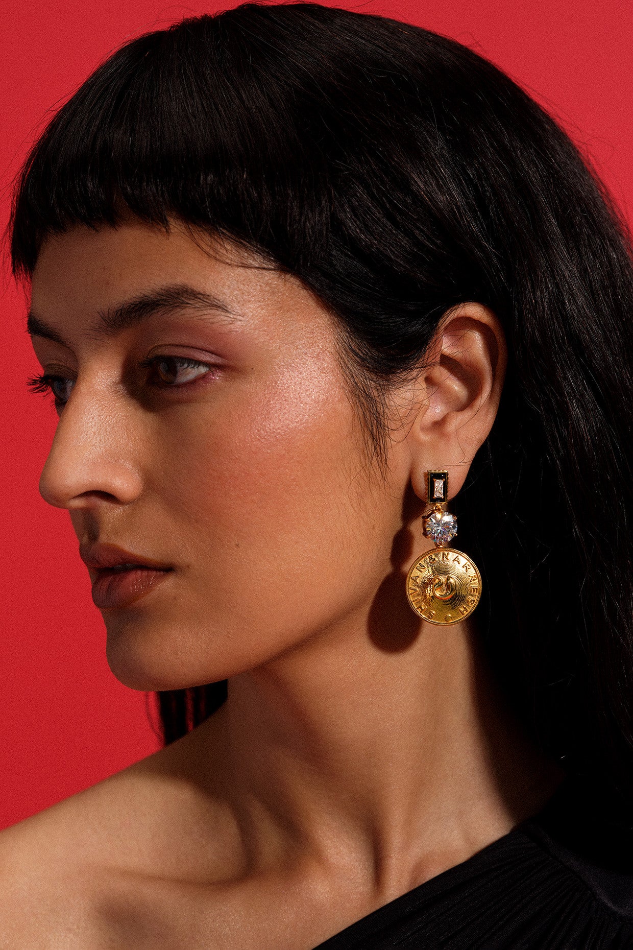 22kt Gold Plated Numsima Drop Earrings