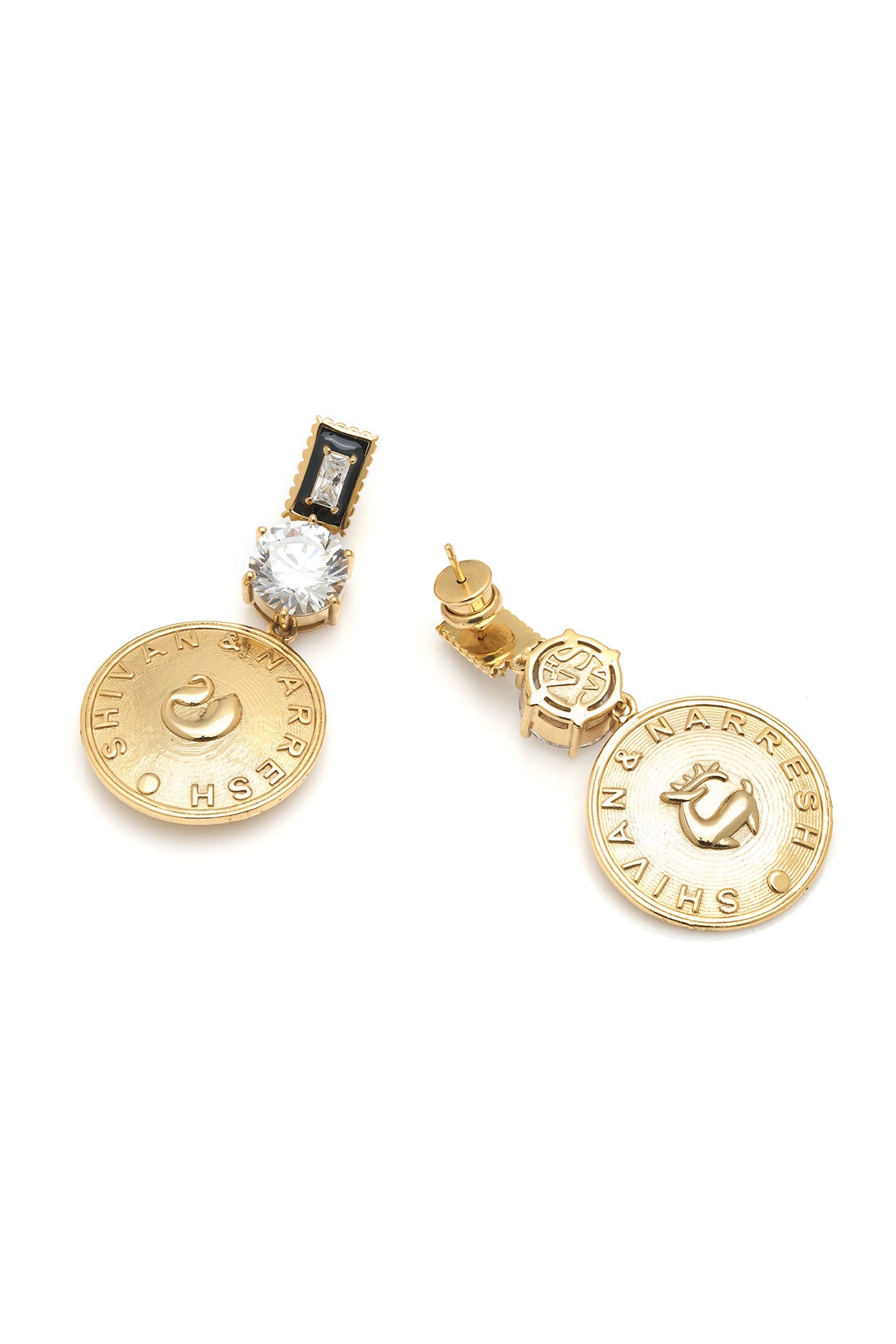 22kt Gold Plated Numsima Drop Earrings