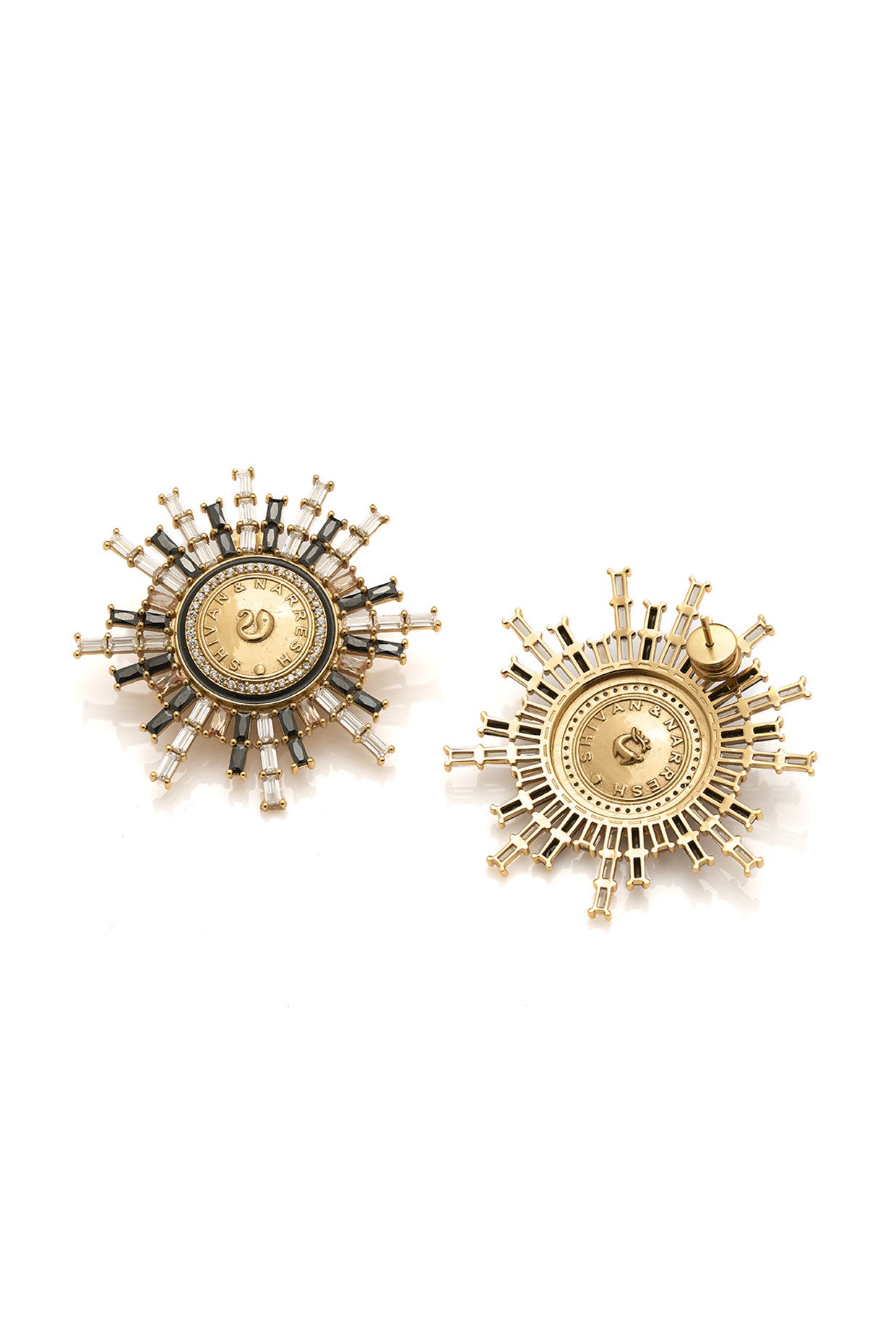 22kt Gold Plated Numsima Star Burst Earrings