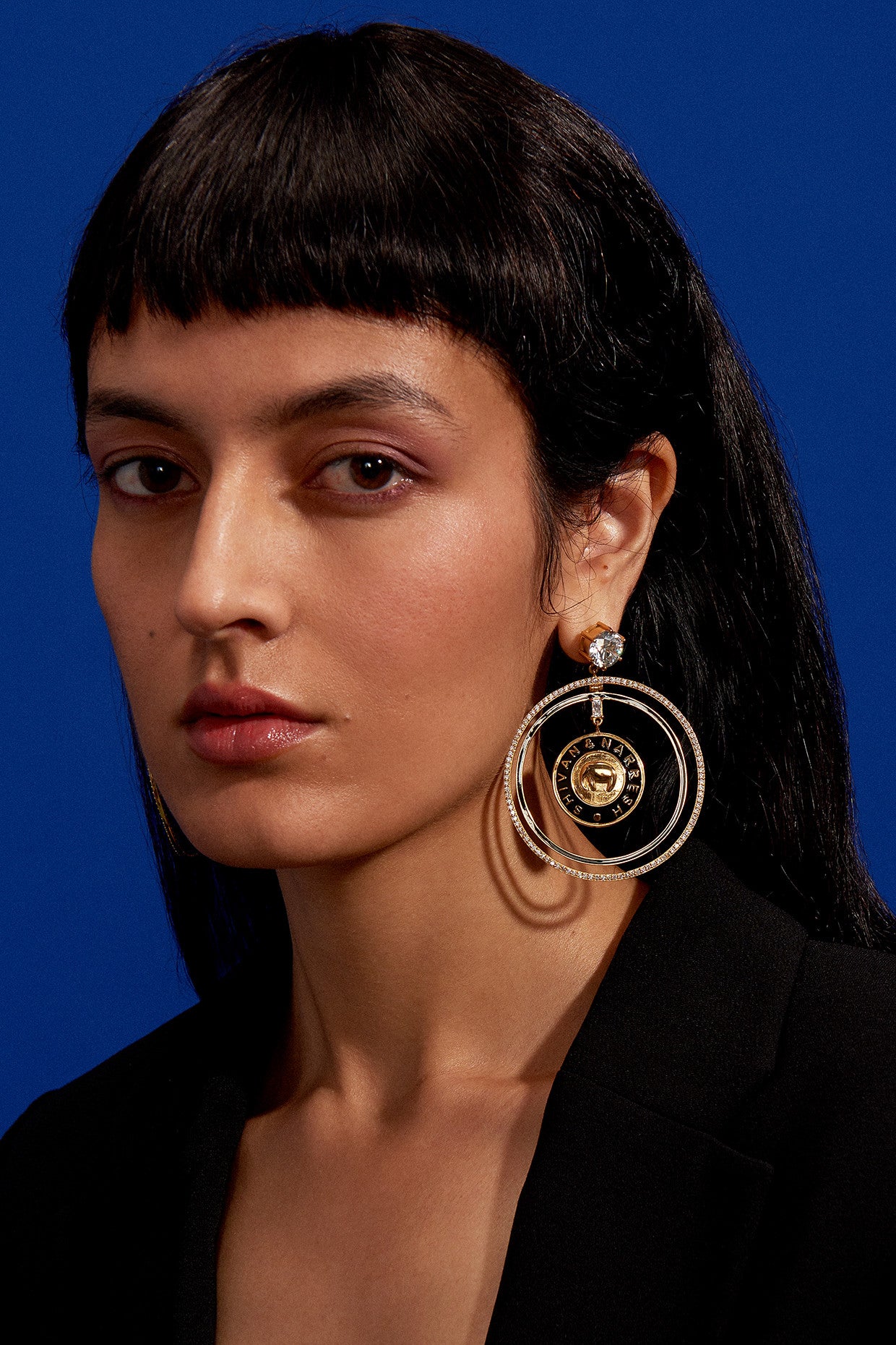 22kt Gold Plated Numisma Annular Earrings