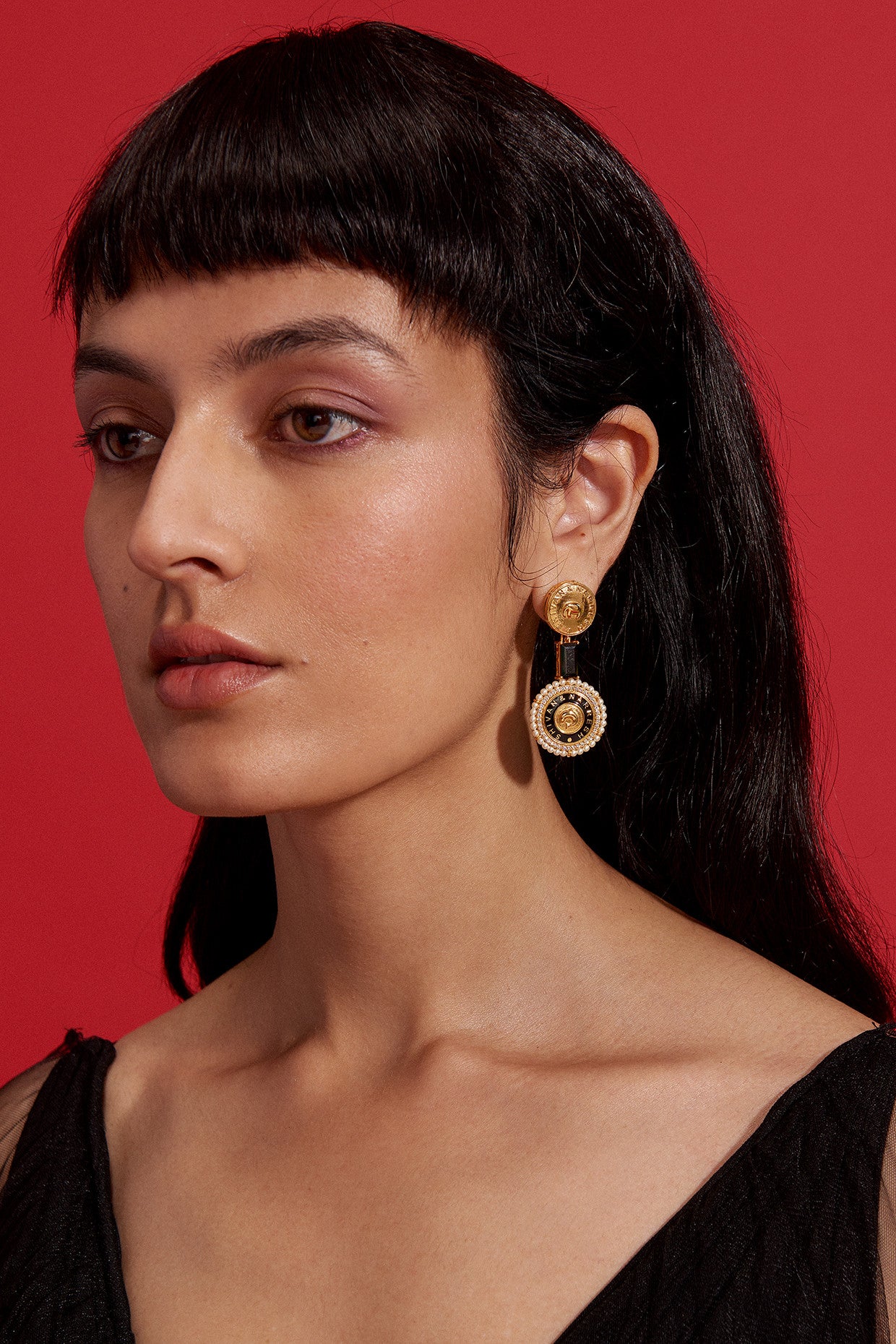 22kt Gold Plated Numsima Drop Earrings