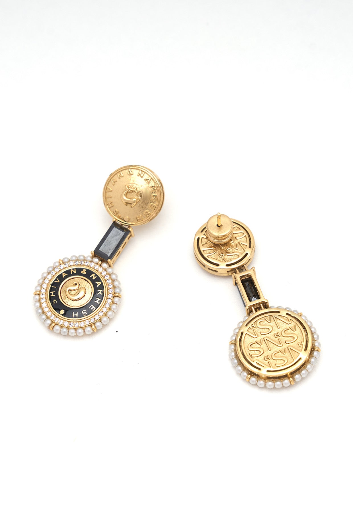 22kt Gold Plated Numsima Drop Earrings
