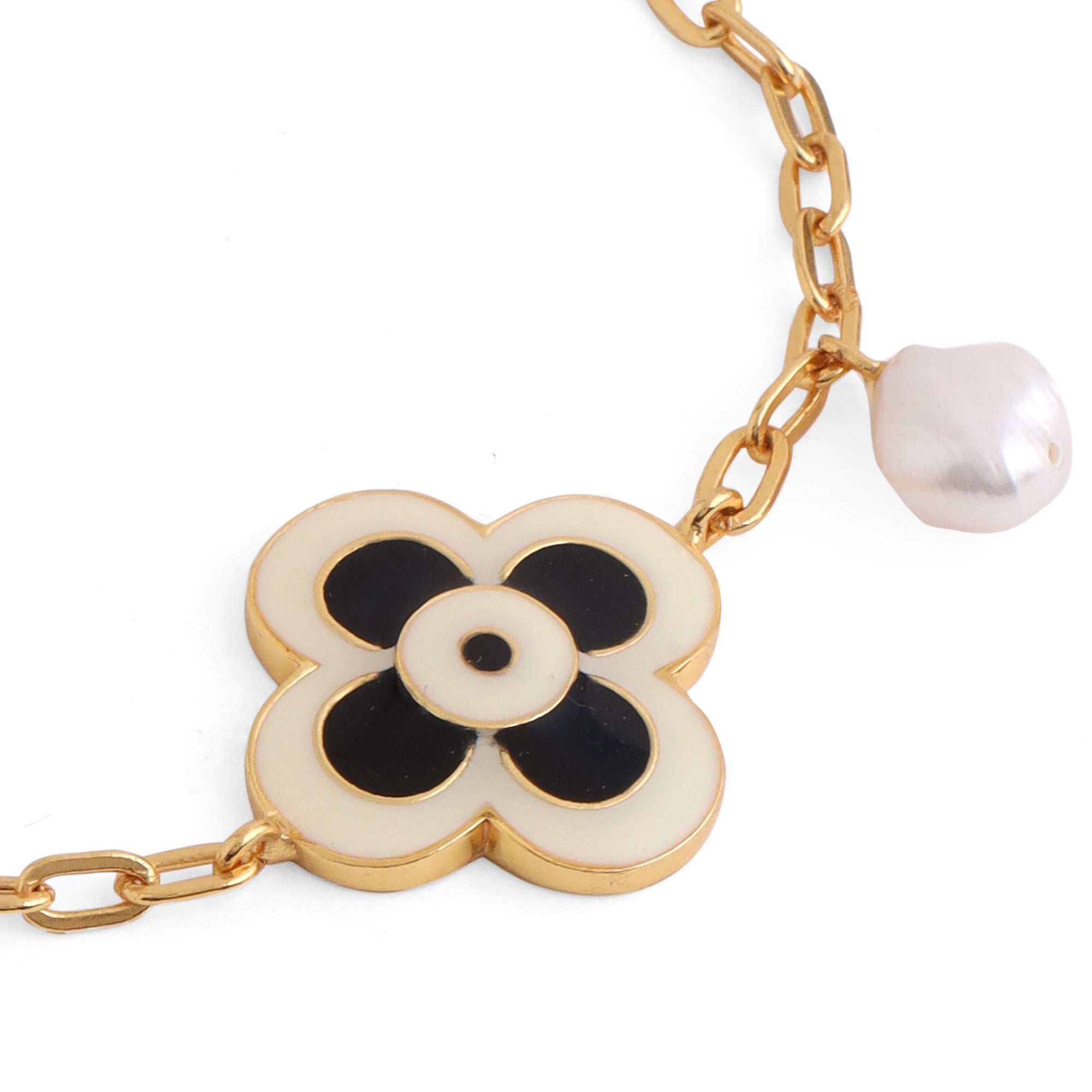 22kt Gold Plated Floral Bracelet