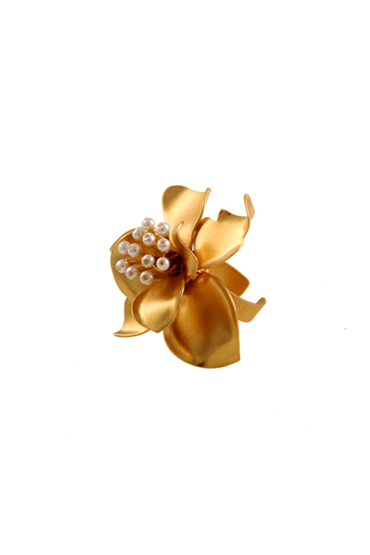 22kt Gold Plated Gardenia Ring