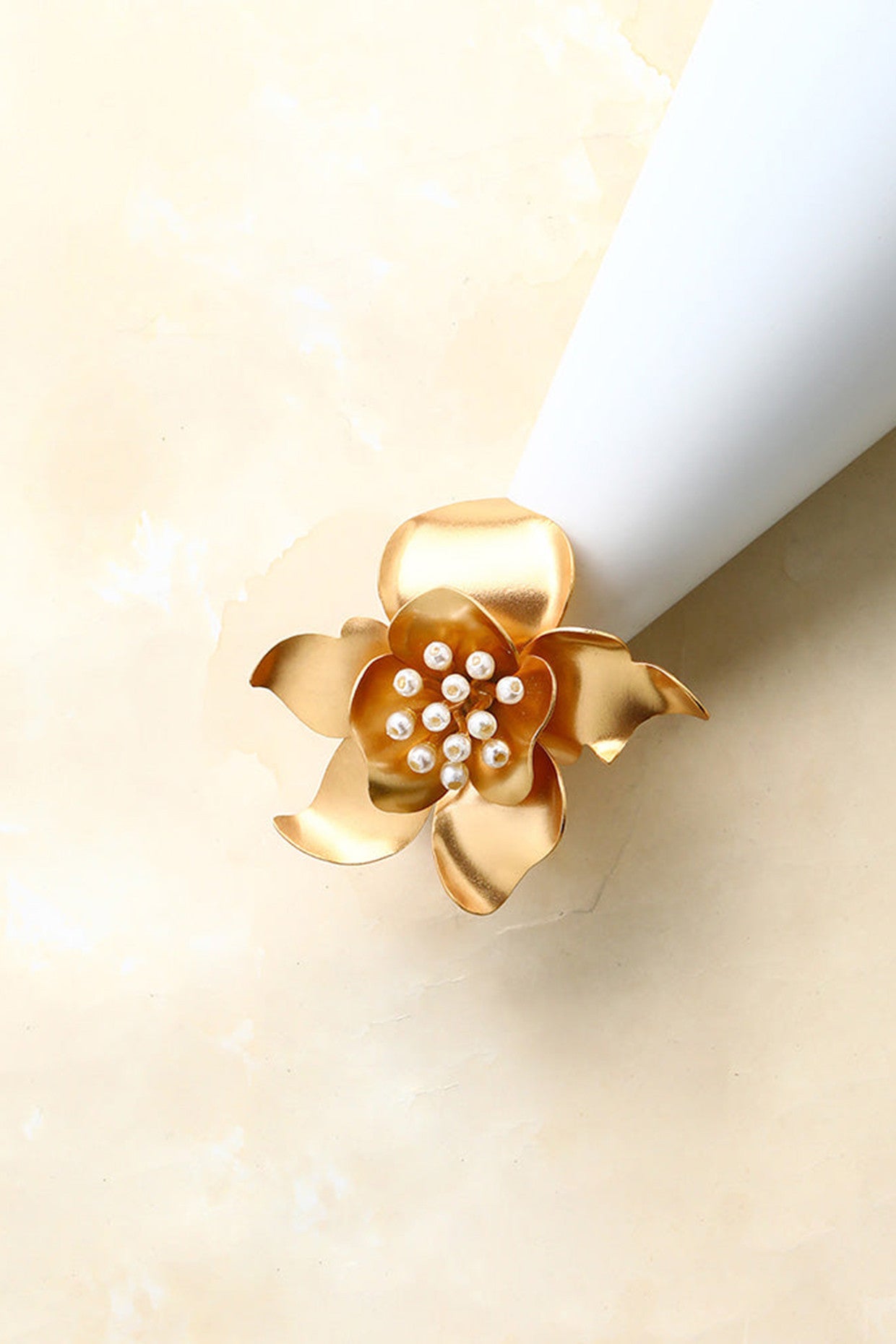22kt Gold Plated Gardenia Ring