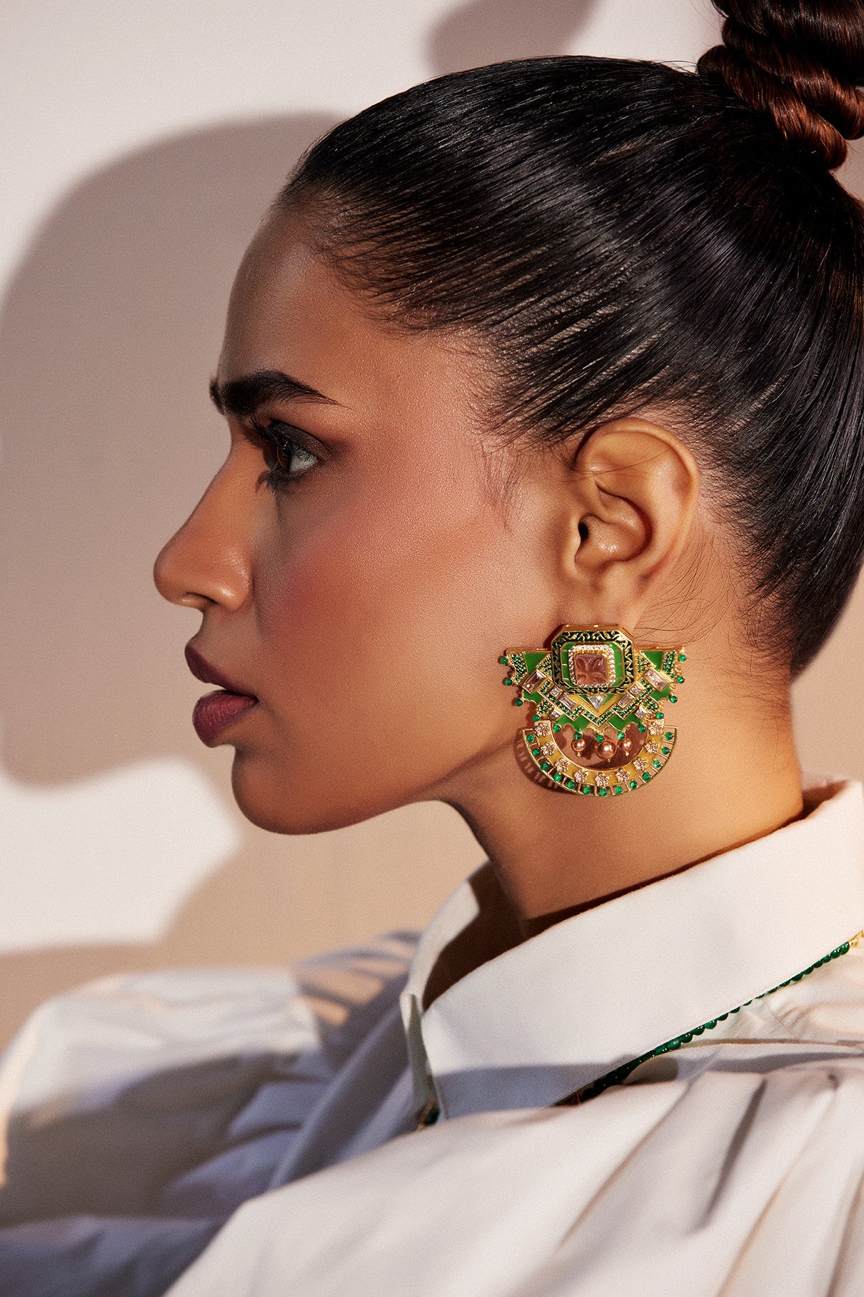 22kt Gold Plated Rumeli Majestic Earrings